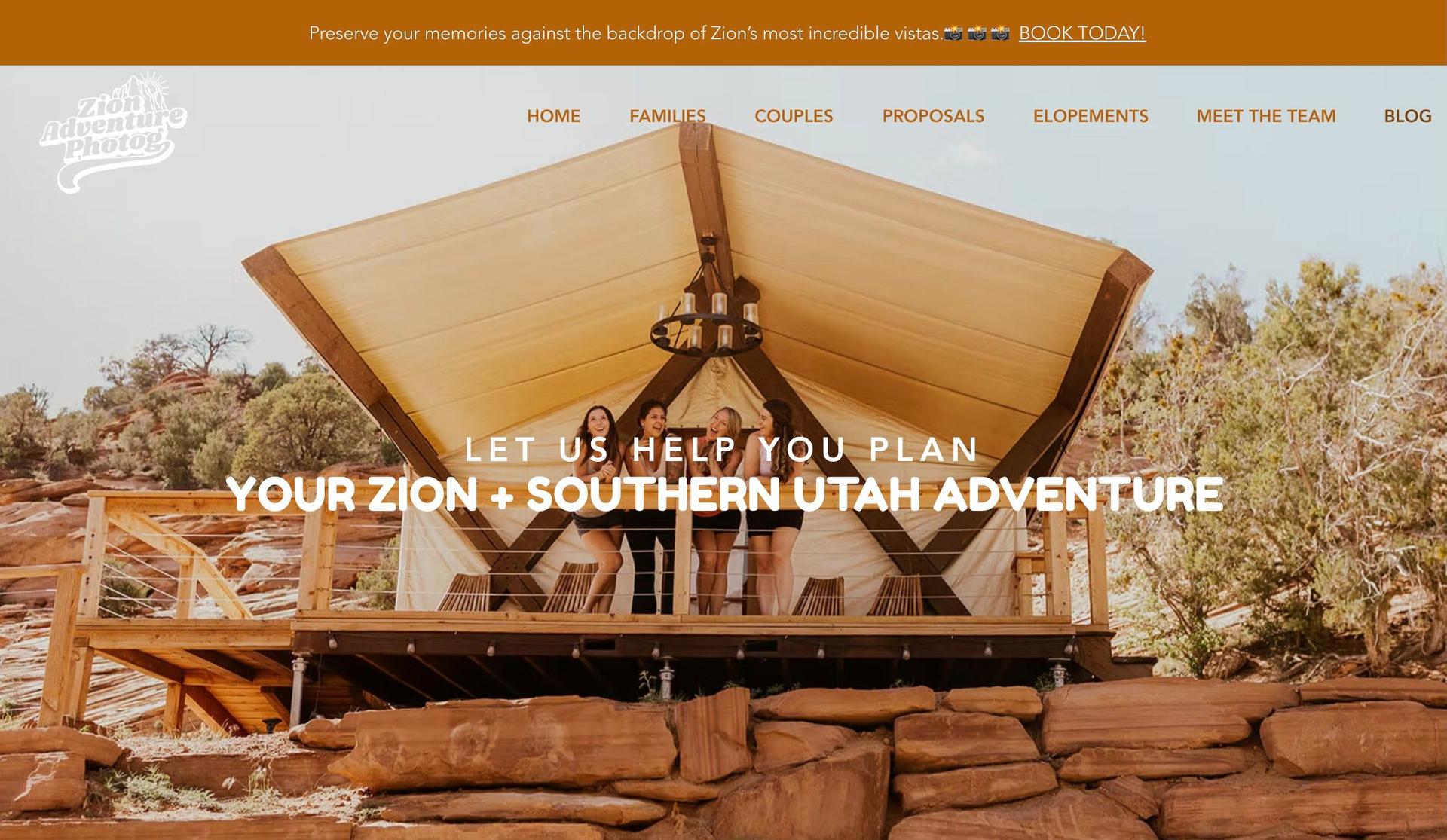 Zion Adventure Photog-wix blog examples