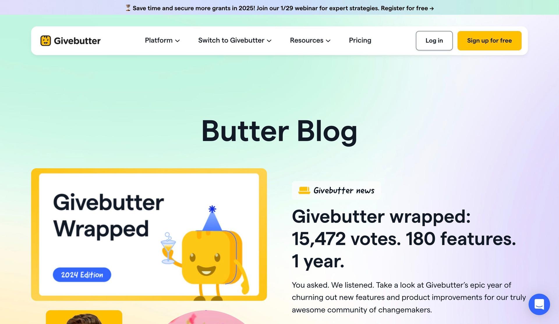 Givebutter-blog examples