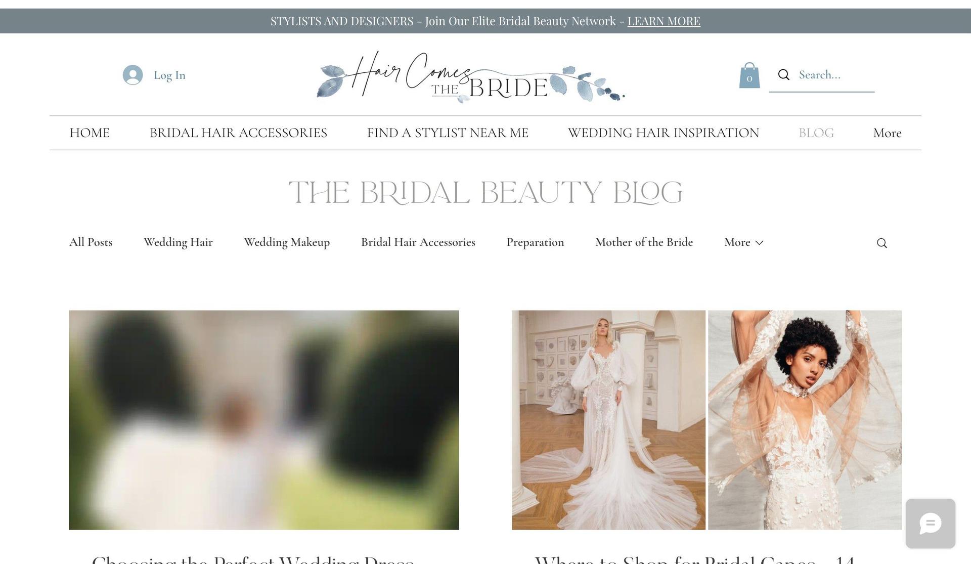 Hair Comes The Bride-wix blog examples