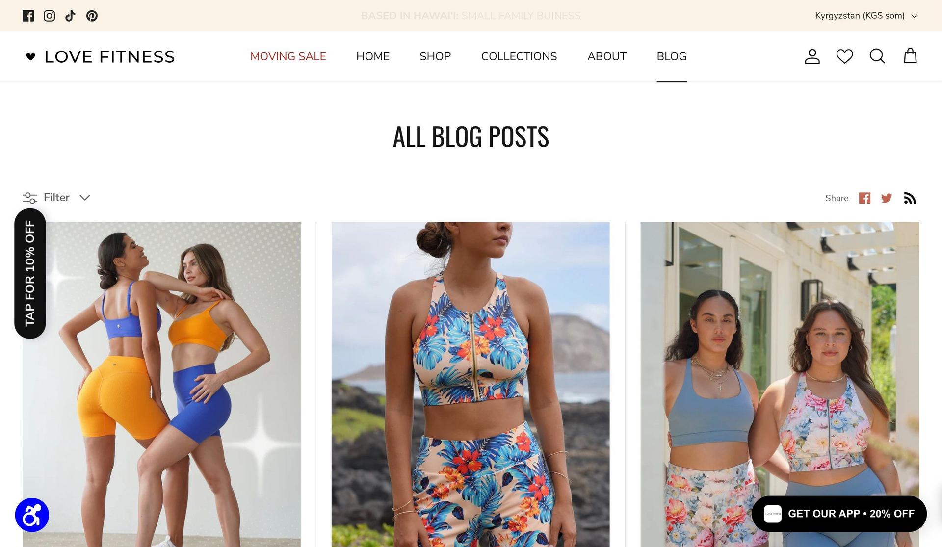 Love Fitness Apparel-blog examples