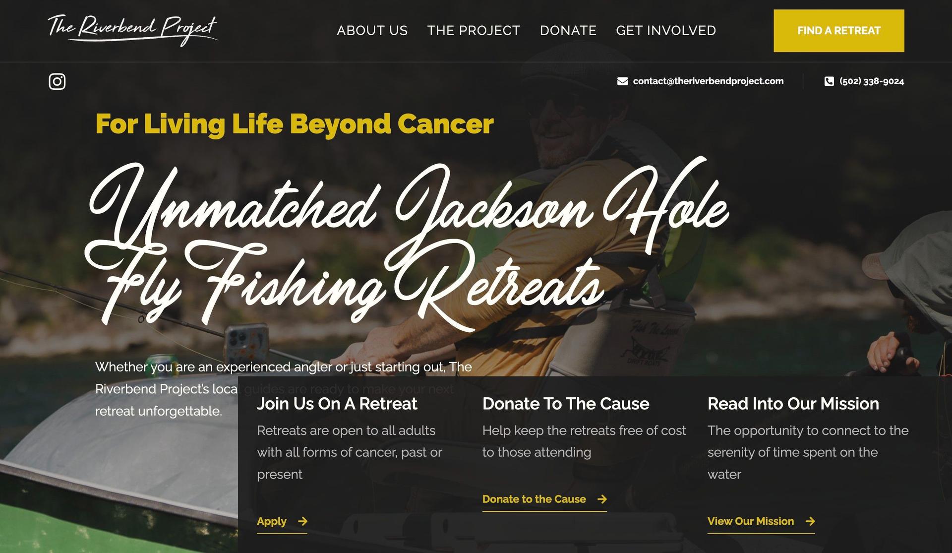 The Riverbend Project-+wordpress website examples+
