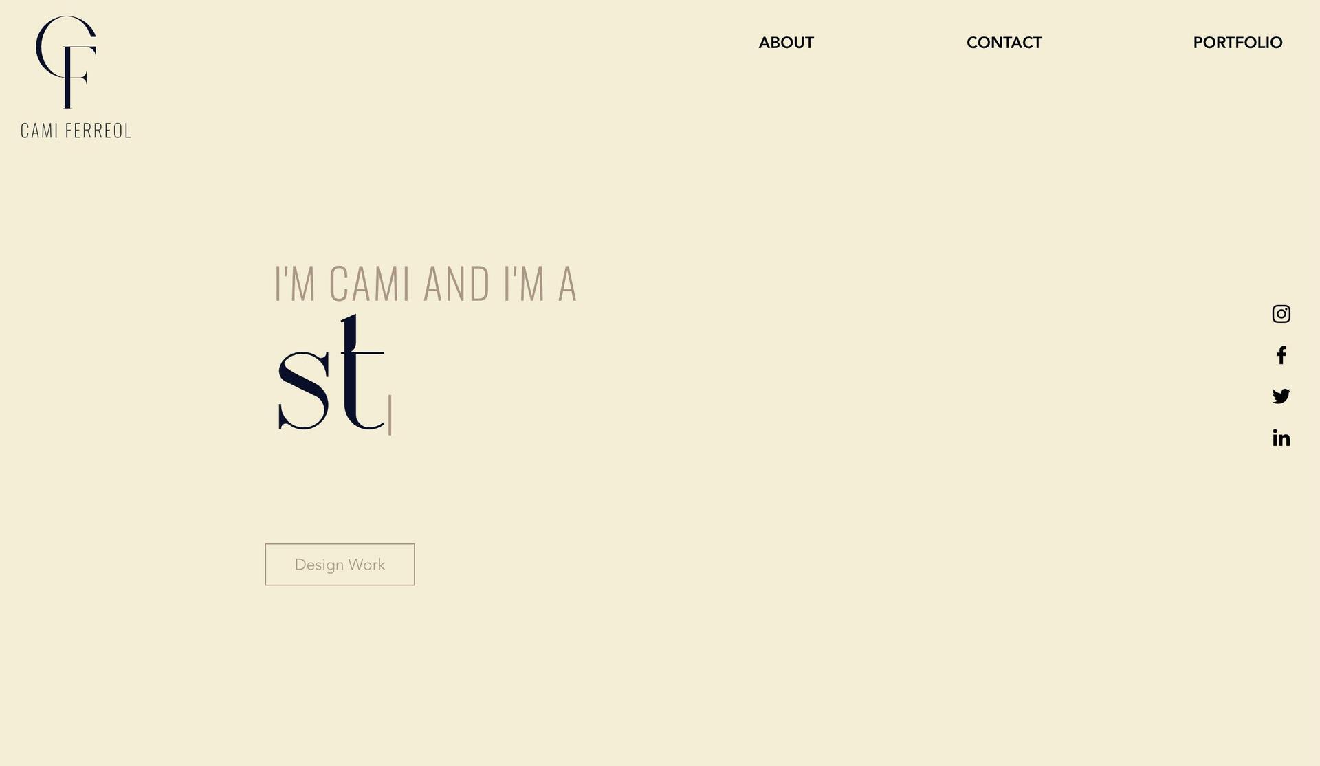 Cami Ferreol-best website design