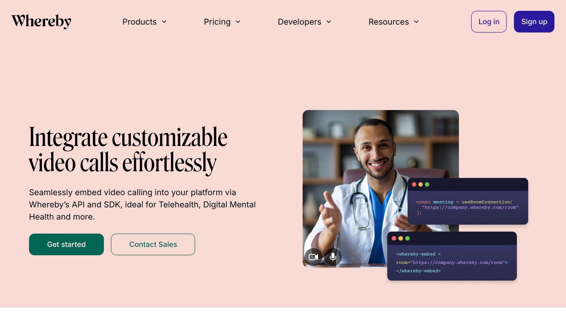 Whereby-framer website examples