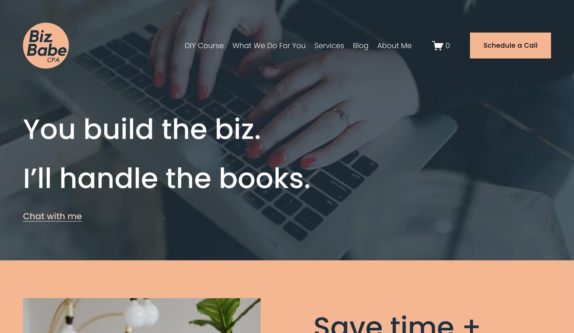 Biz Babe CPA-accountant website examples