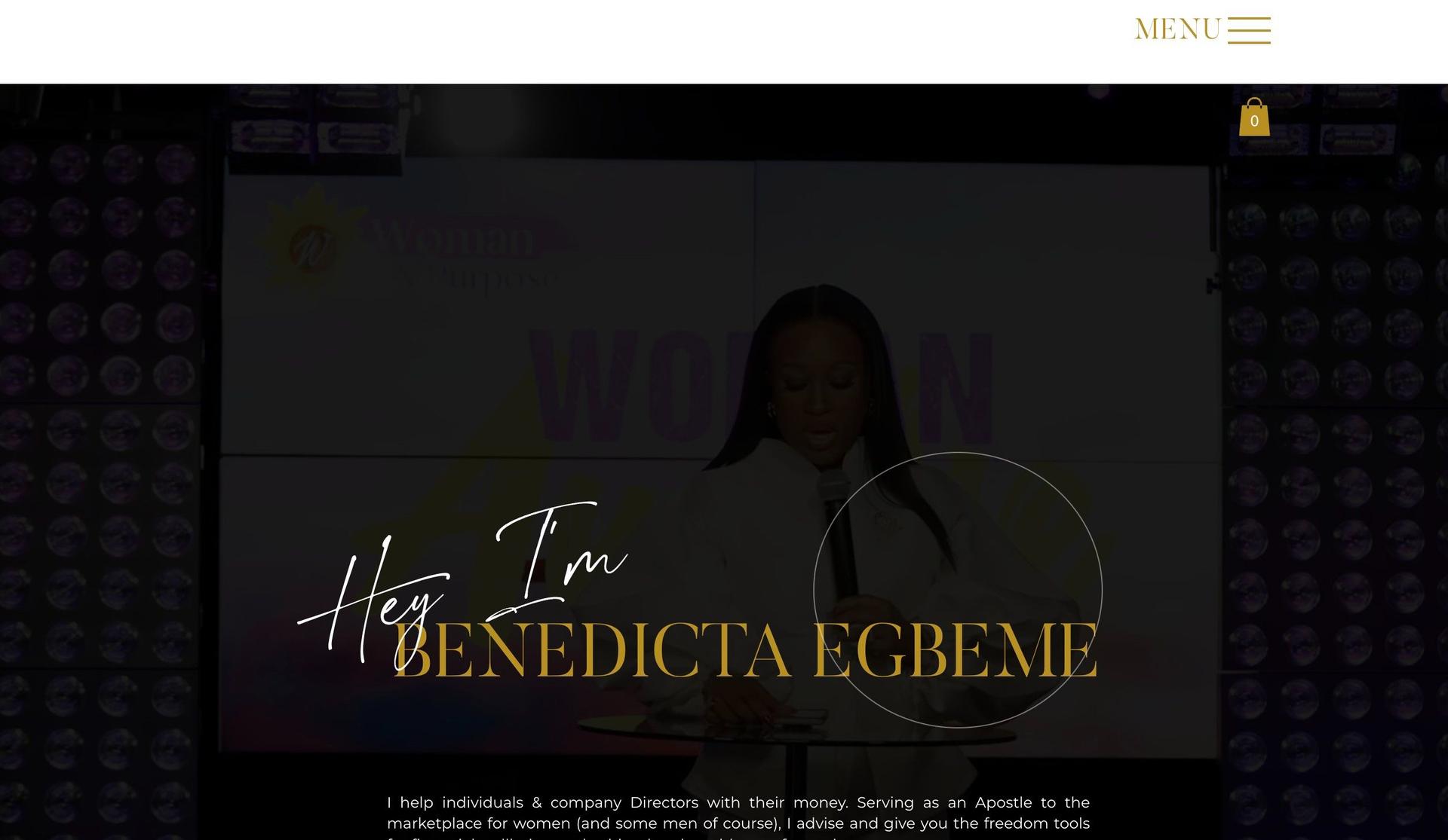 Benedicta Egbeme-accountant website examples