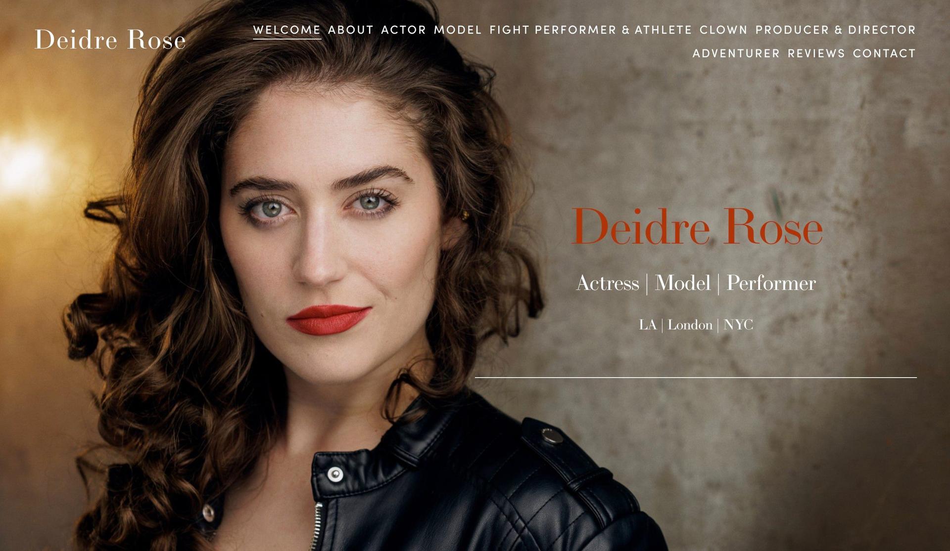 Deidre Rose-actor websites