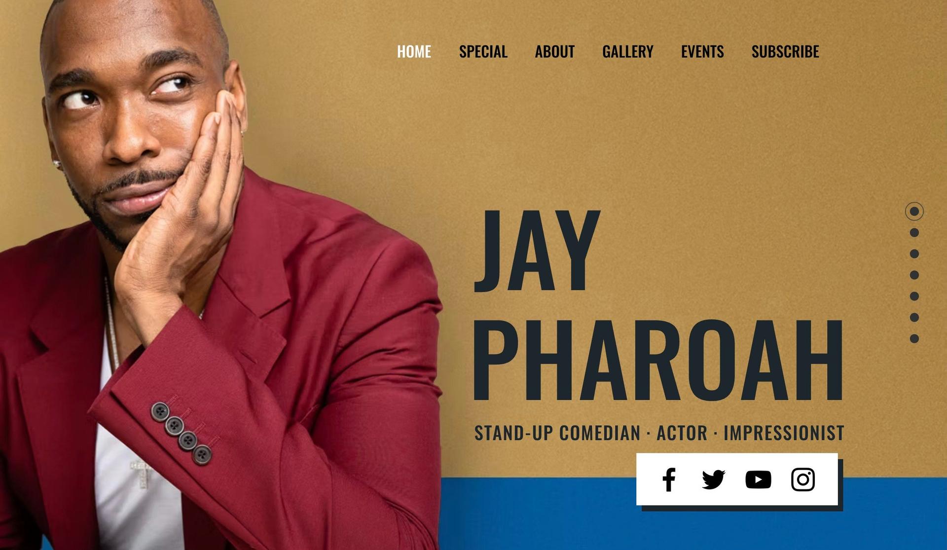 Jay Pharoah-personal website examples