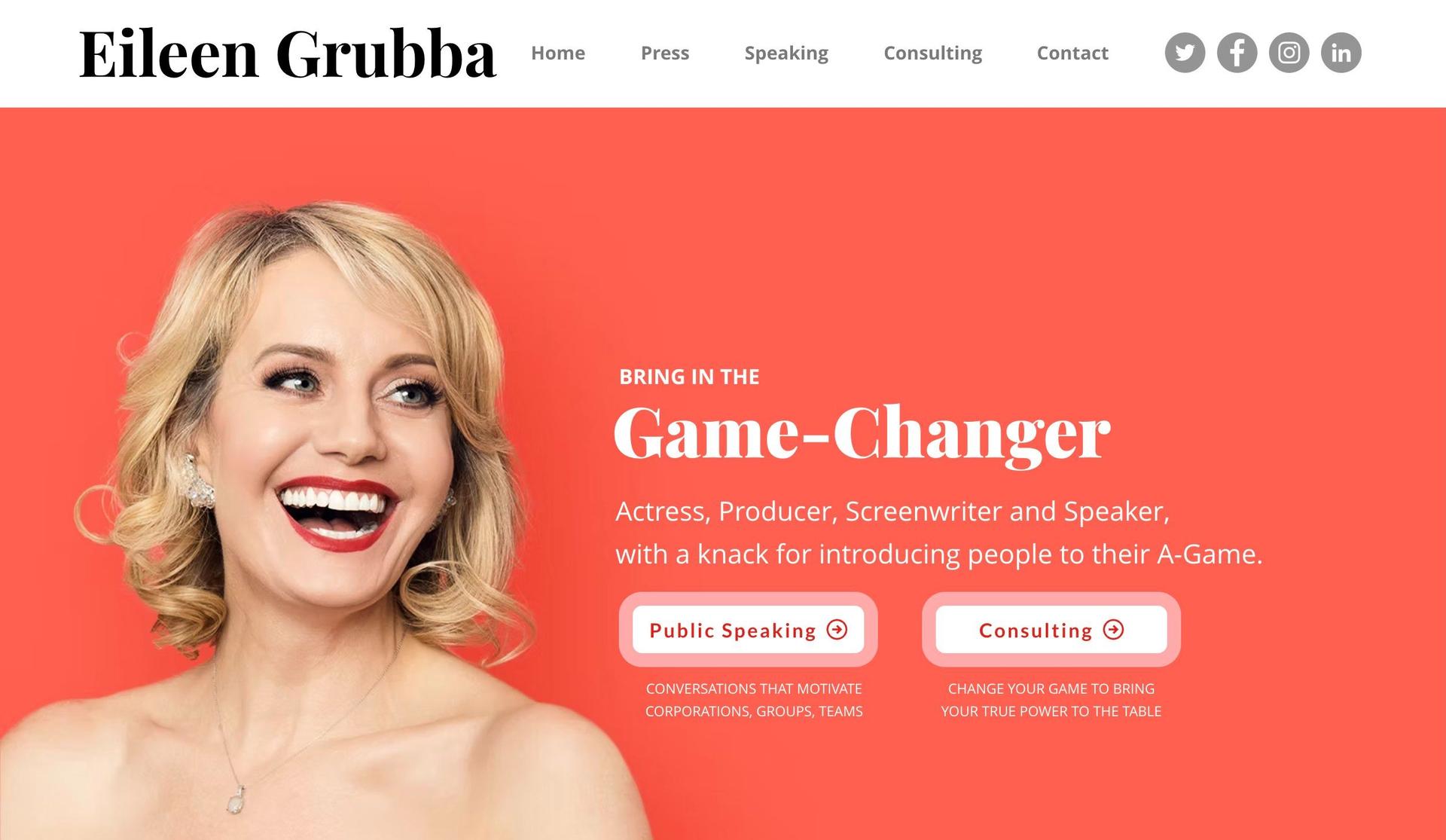Eileen Grubba-personal brand websites