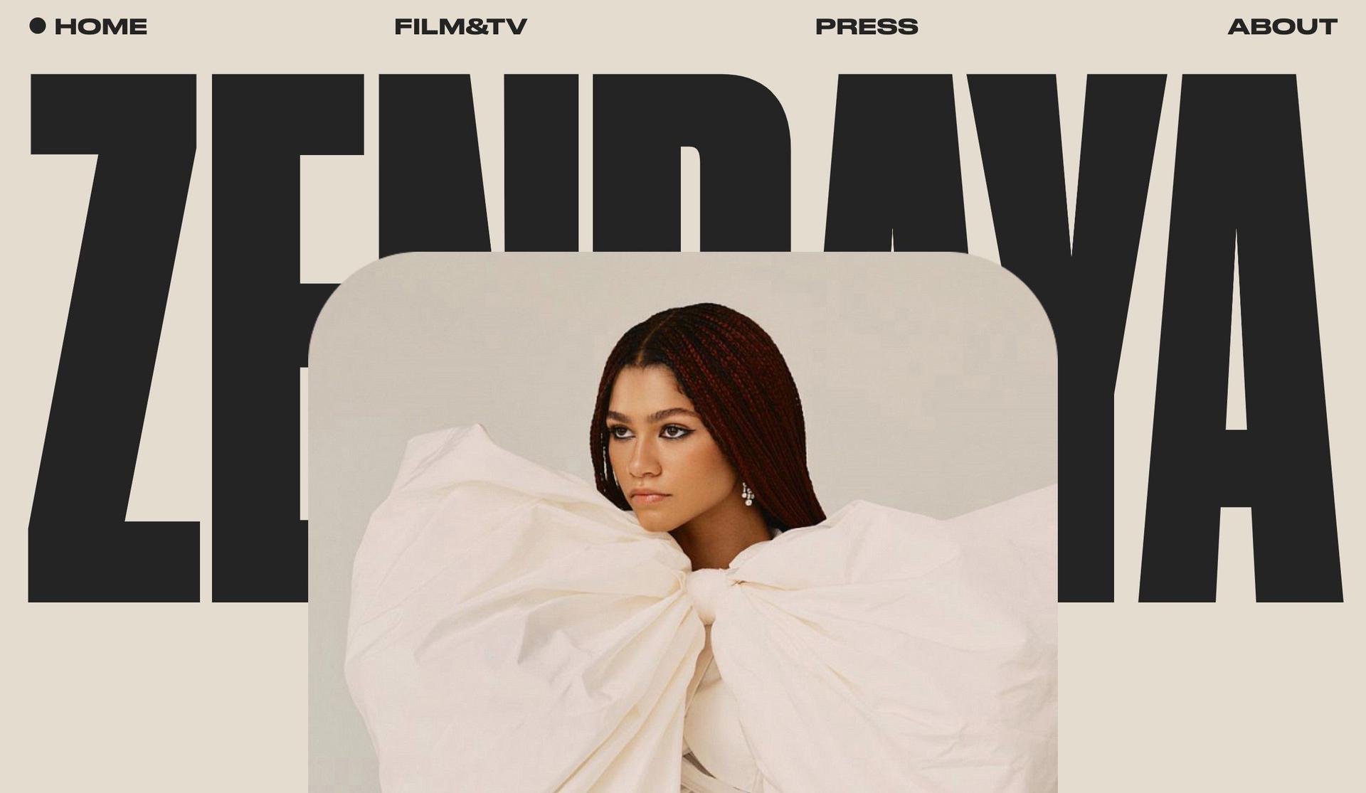 Zendaya-personal brand websites
