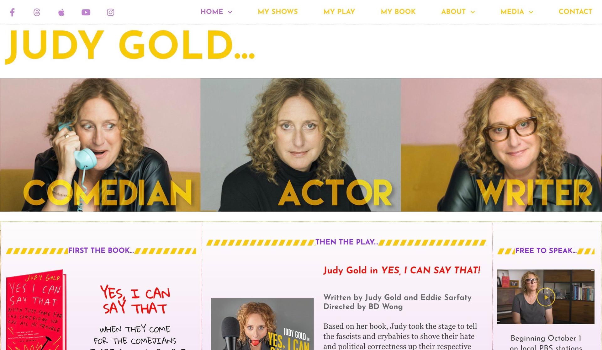 Judy Gold-actor websites