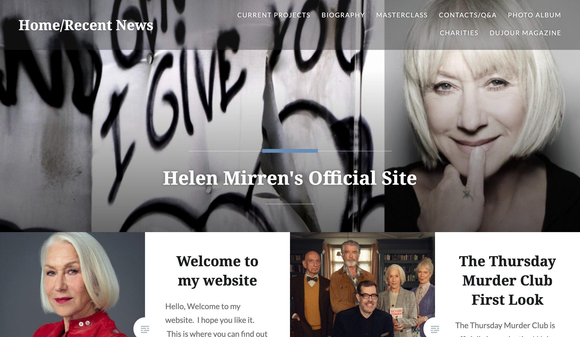 Helen Mirren-actor websites