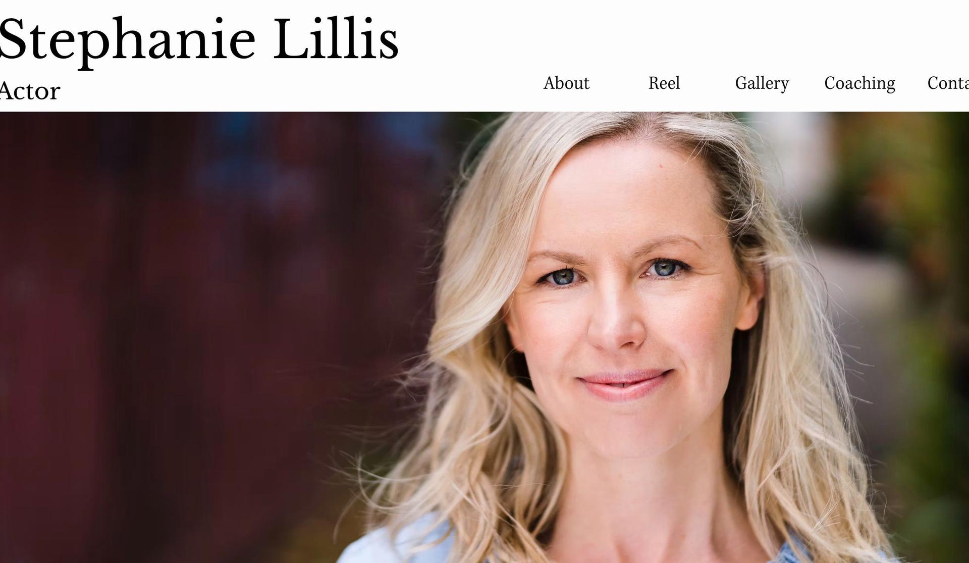 Stephanie Lillis-actor websites