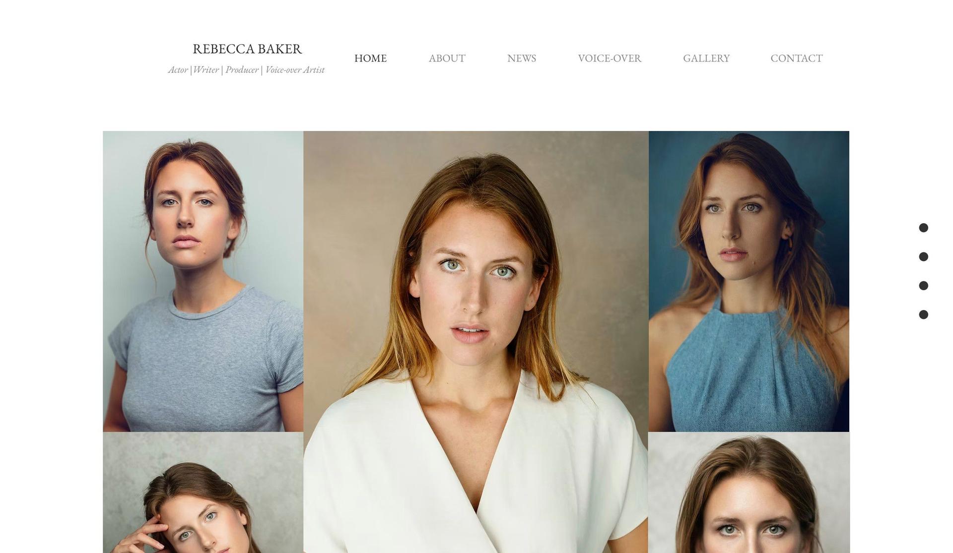 Rebecca Baker-actor websites
