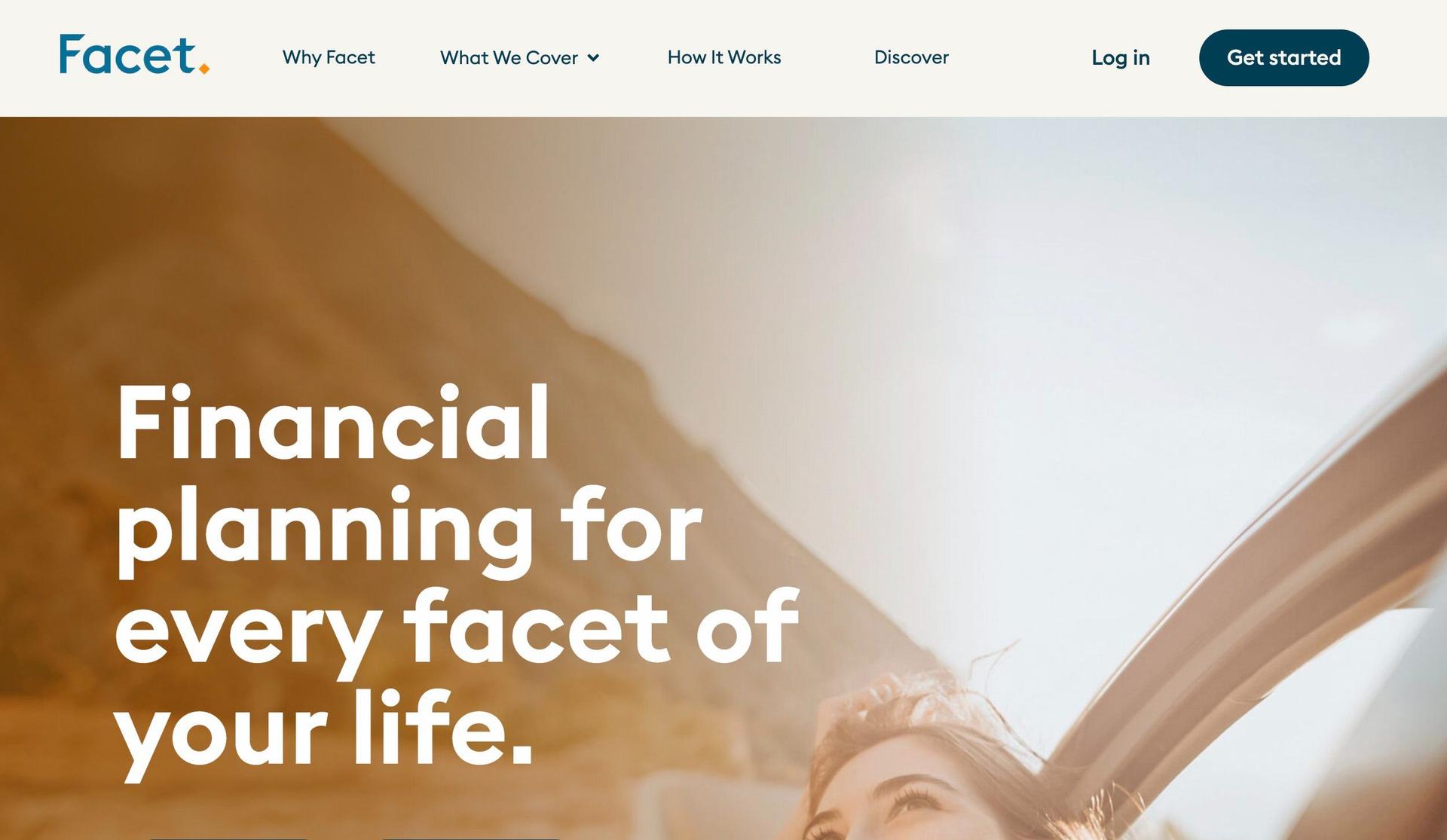 Facet Wealth-financial advisor websites