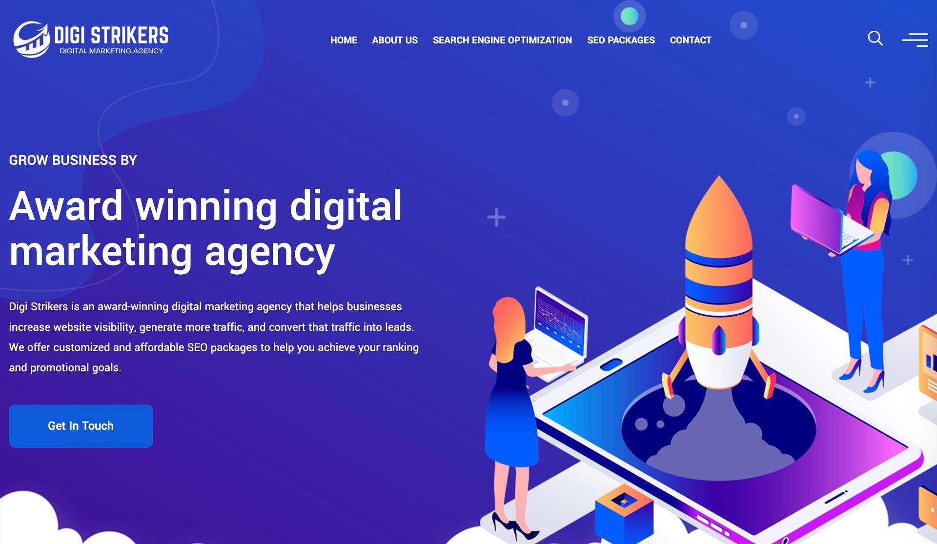 Digistrikers-marketing agency websites