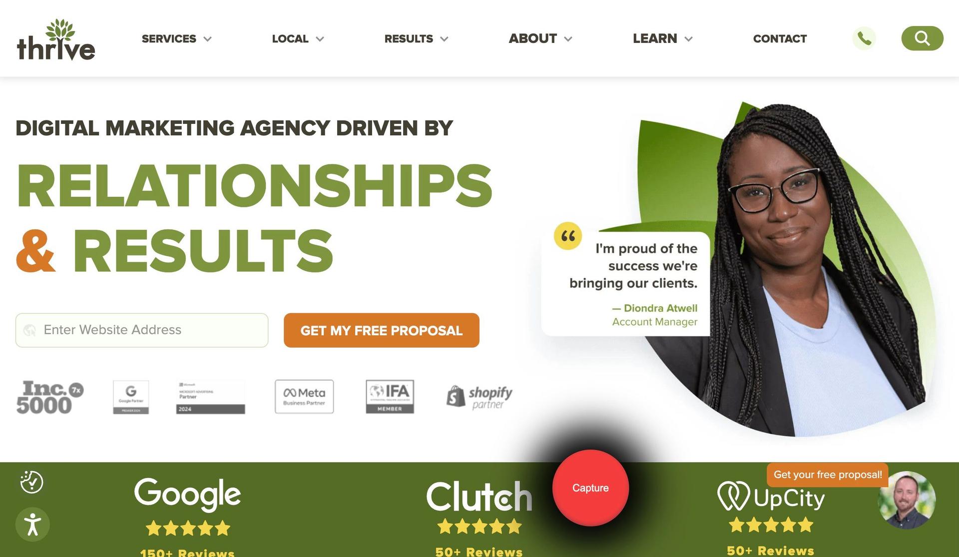 Thrive Agency-marketing agency websites