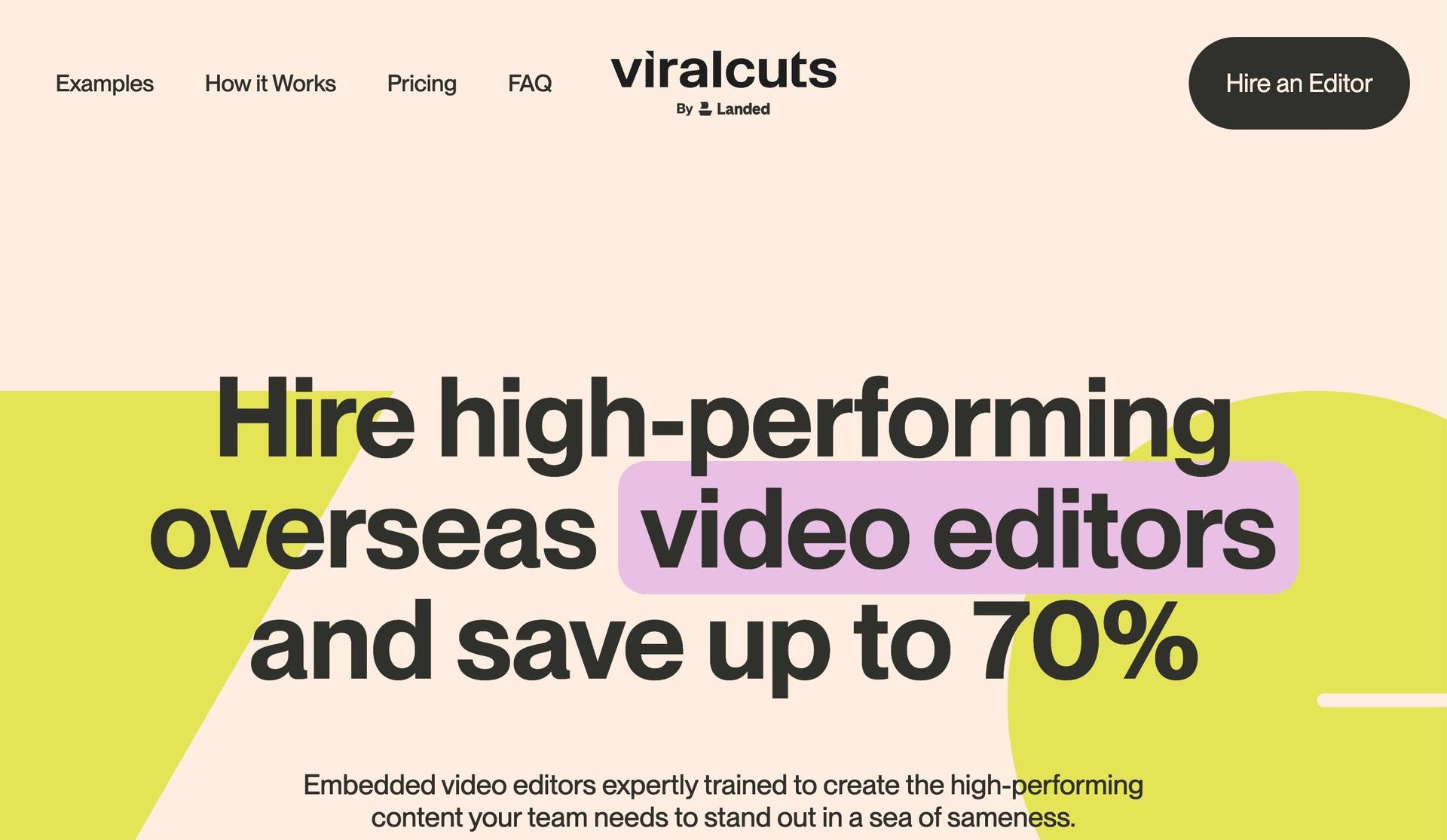 Viral Cuts-marketing agency websites