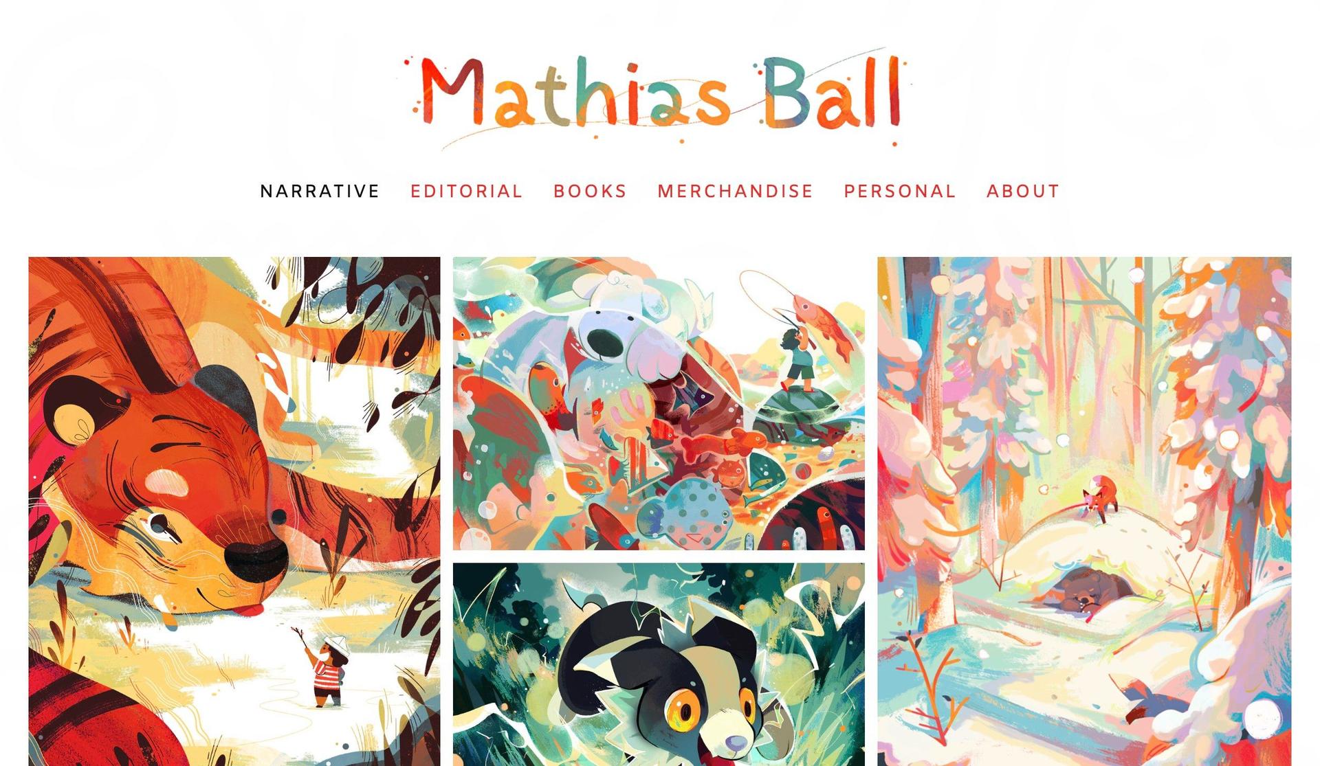 Mathias Ball-artist websites