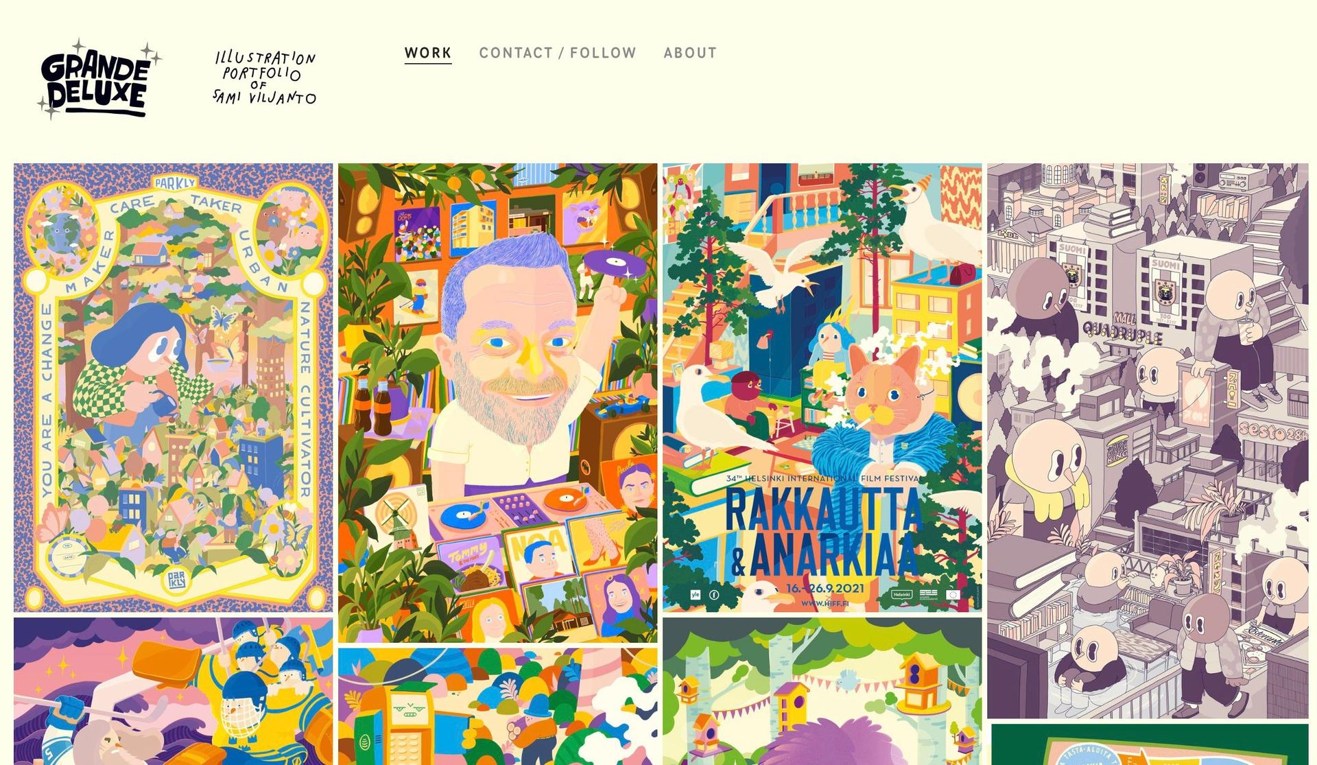 Grande Deluxe-artist websites