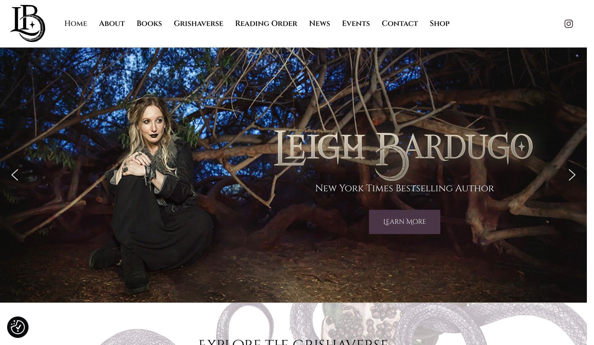 Leigh Bardugo-author websites