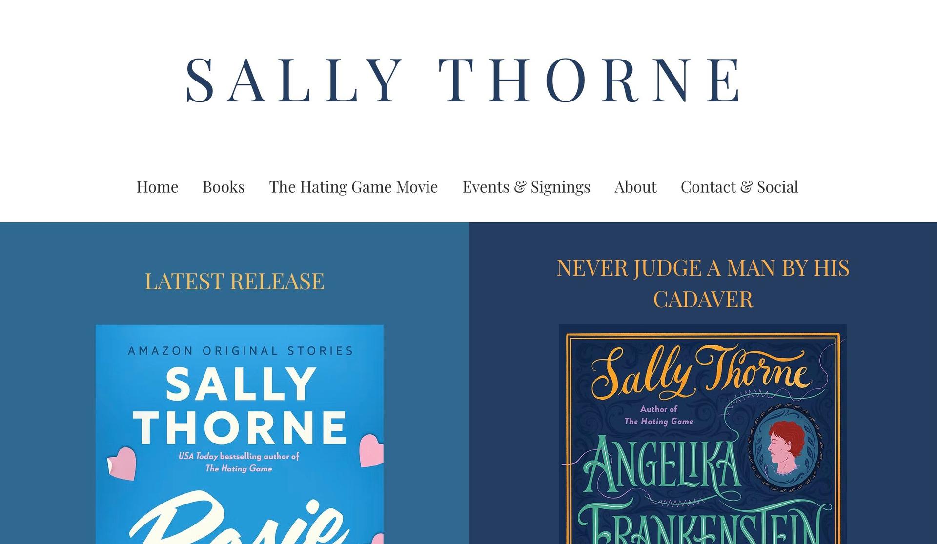 Sally Thorne-author websites