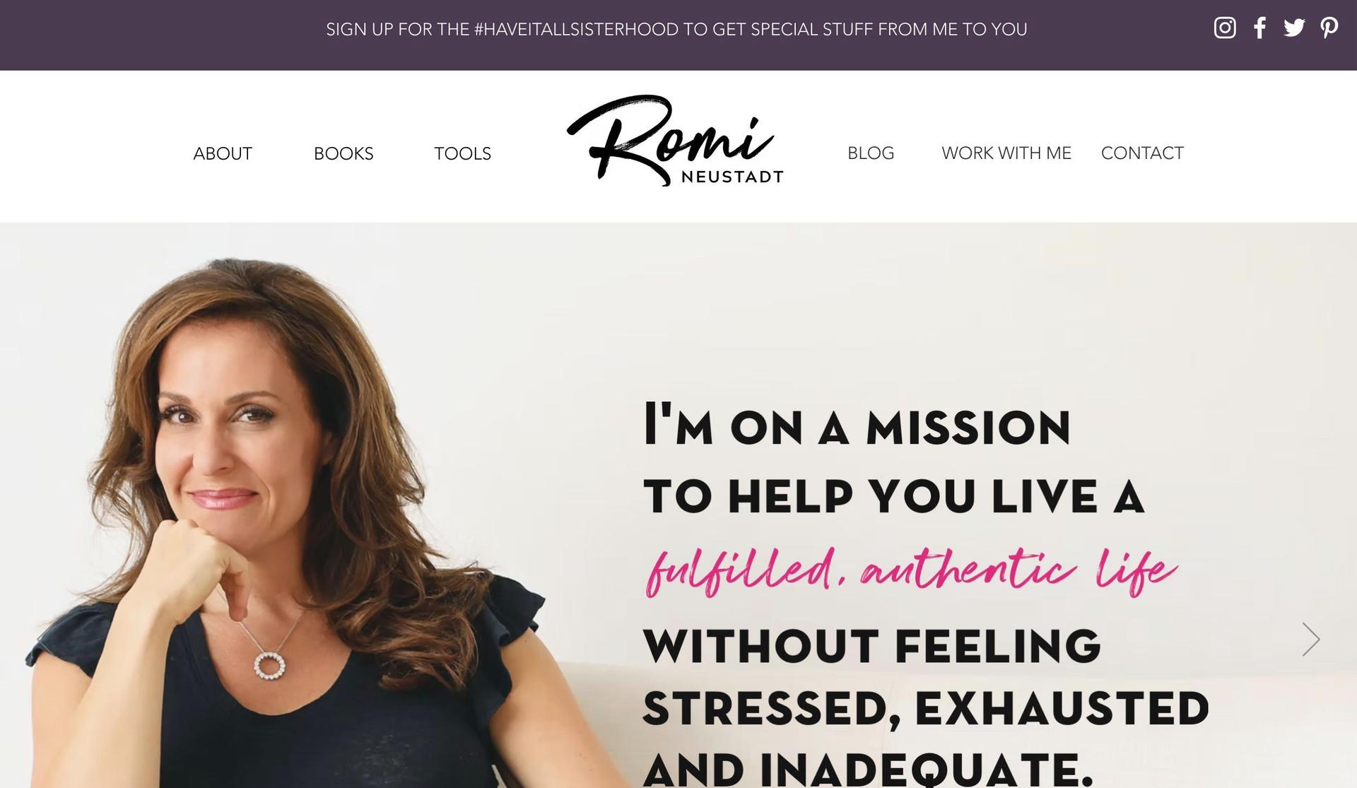 Romi Neustadt-author websites