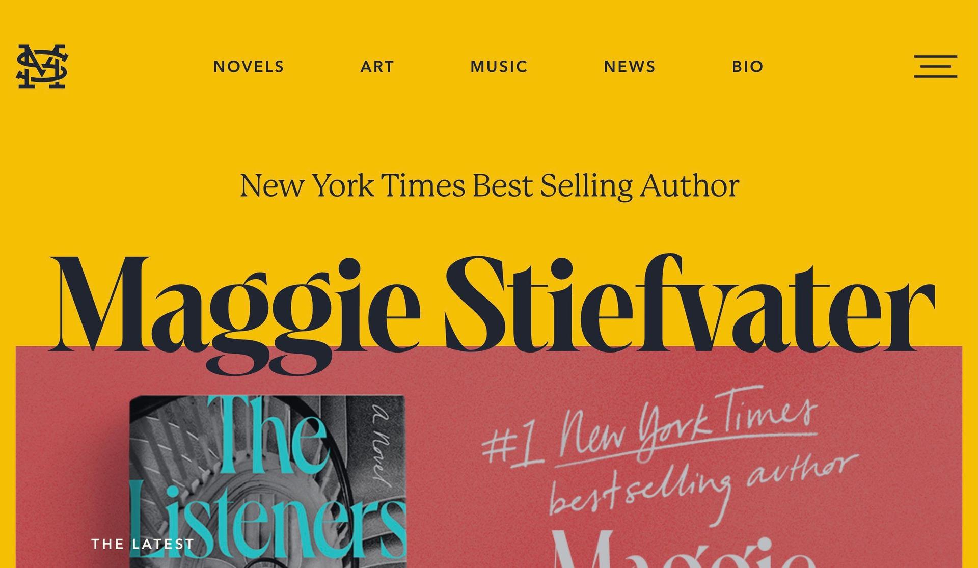 Maggie Stiefvater-author websites
