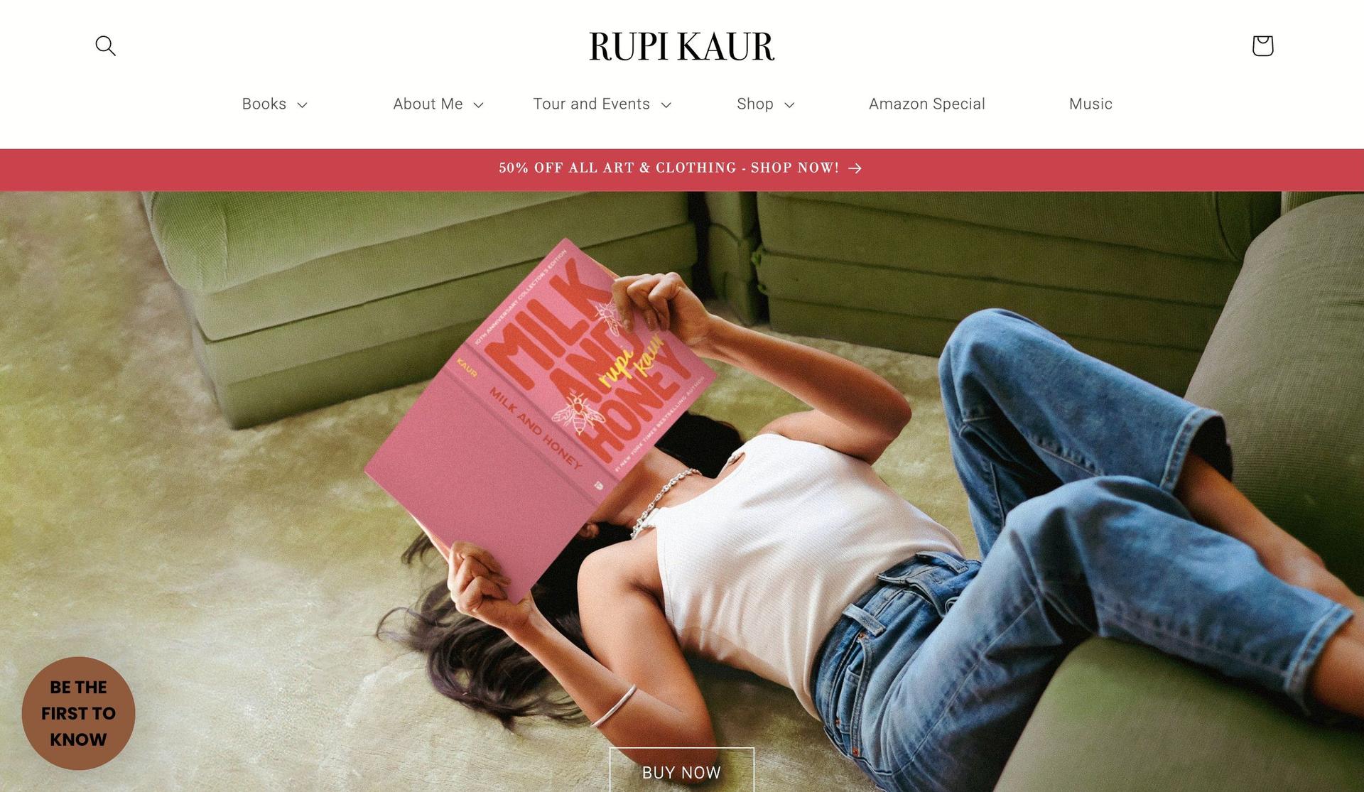 Rupi Kaur-author websites
