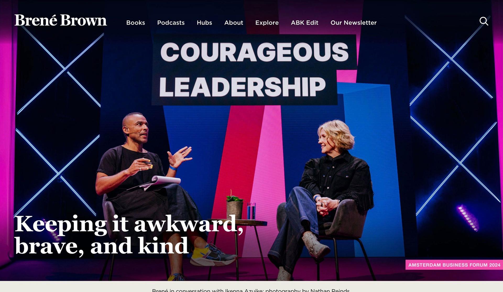 Brené Brown-author websites
