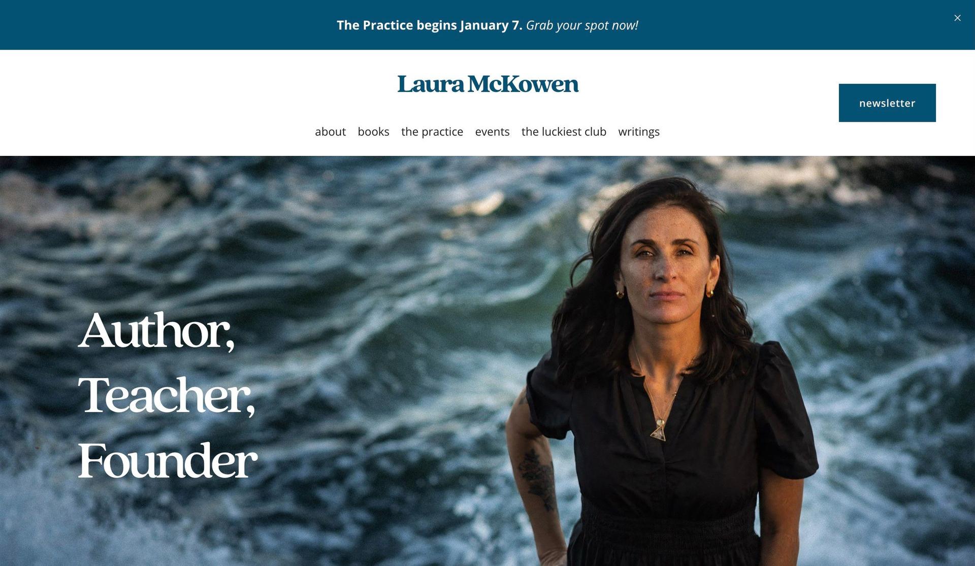Laura McKowen-author websites