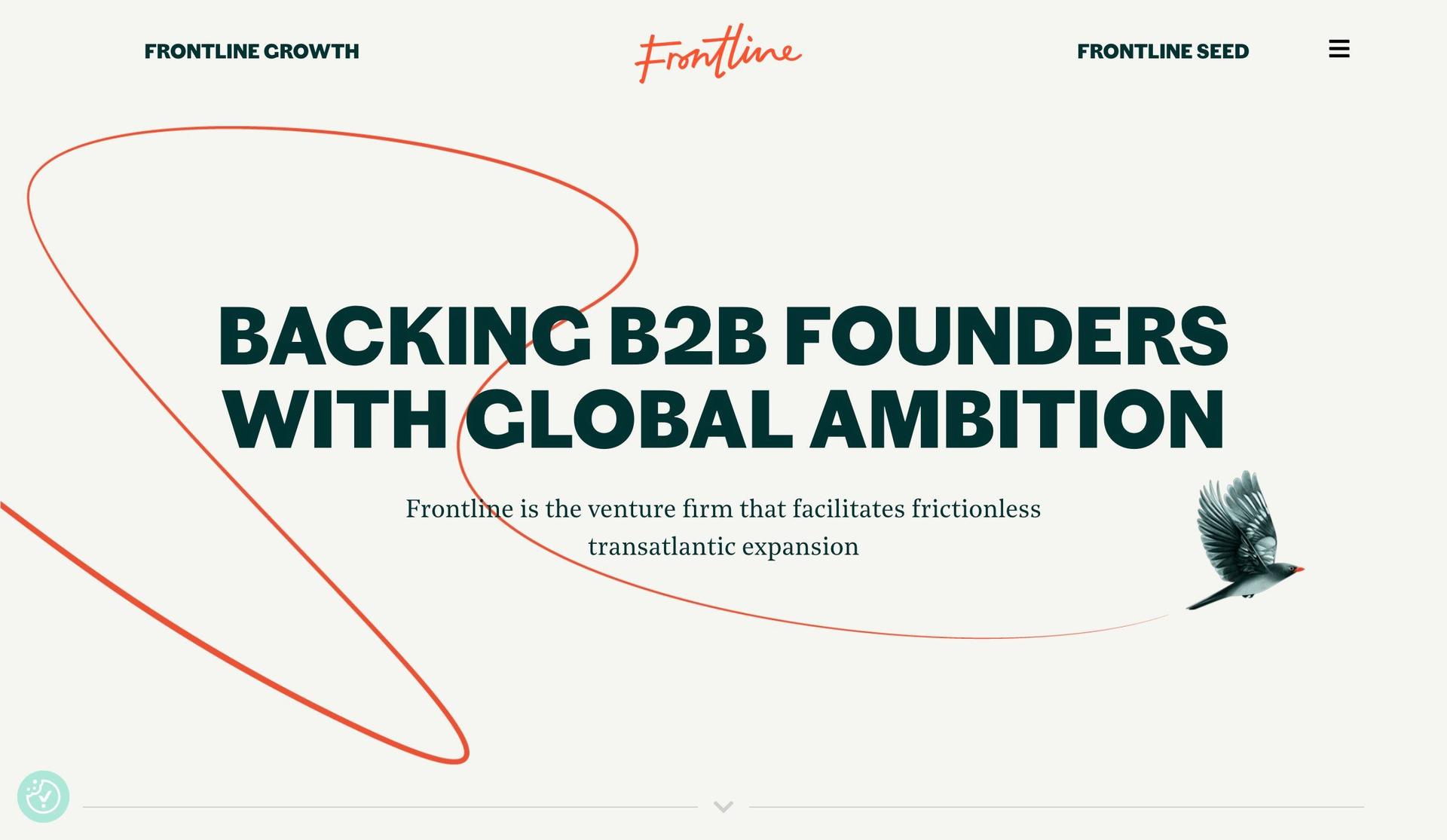 Frontline VC-b2b websites