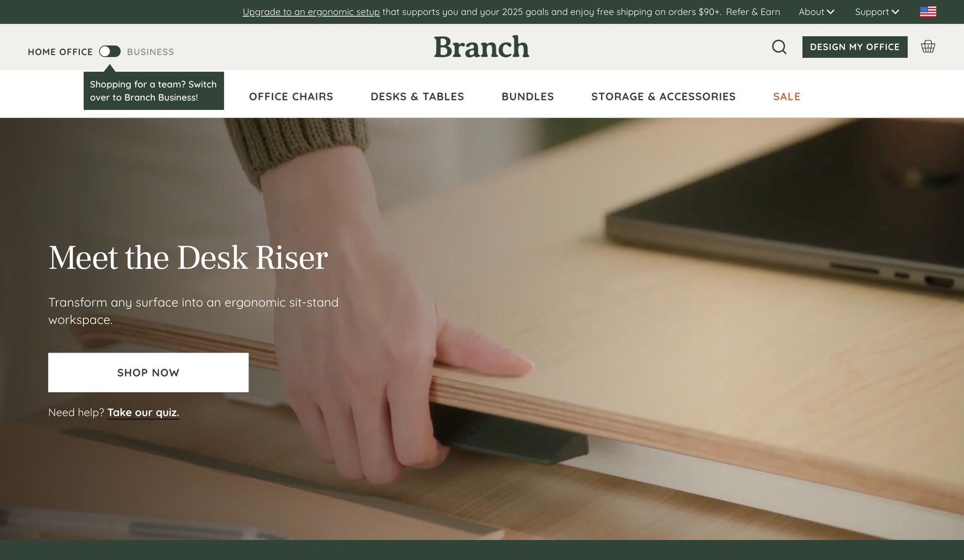 Branch Furniture-b2b websites