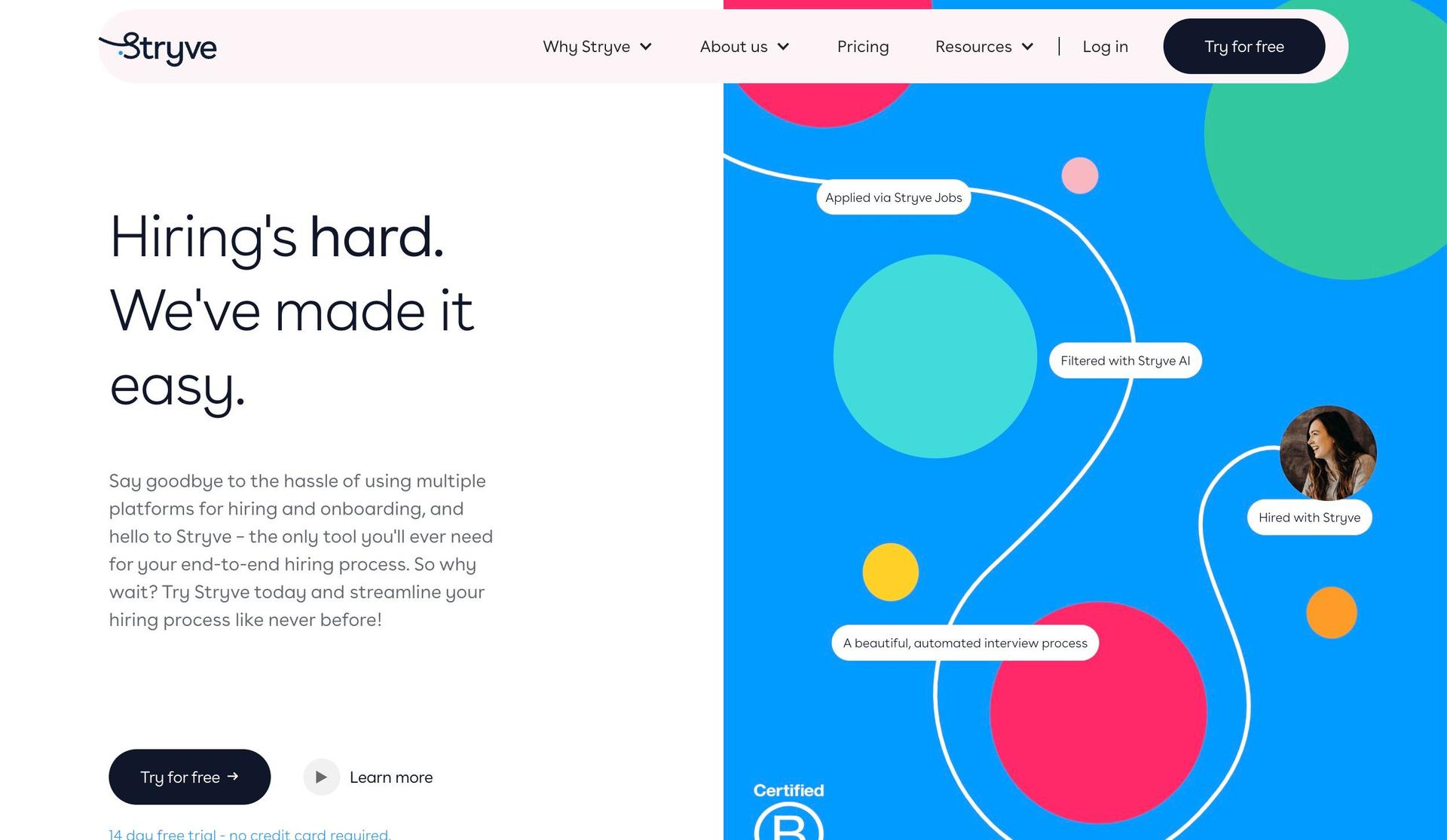 Stryve-b2b websites