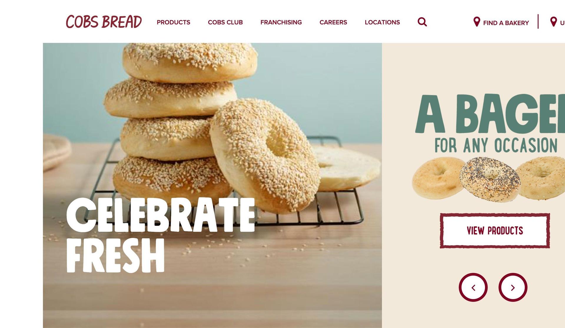COBS Bread-bakery websites