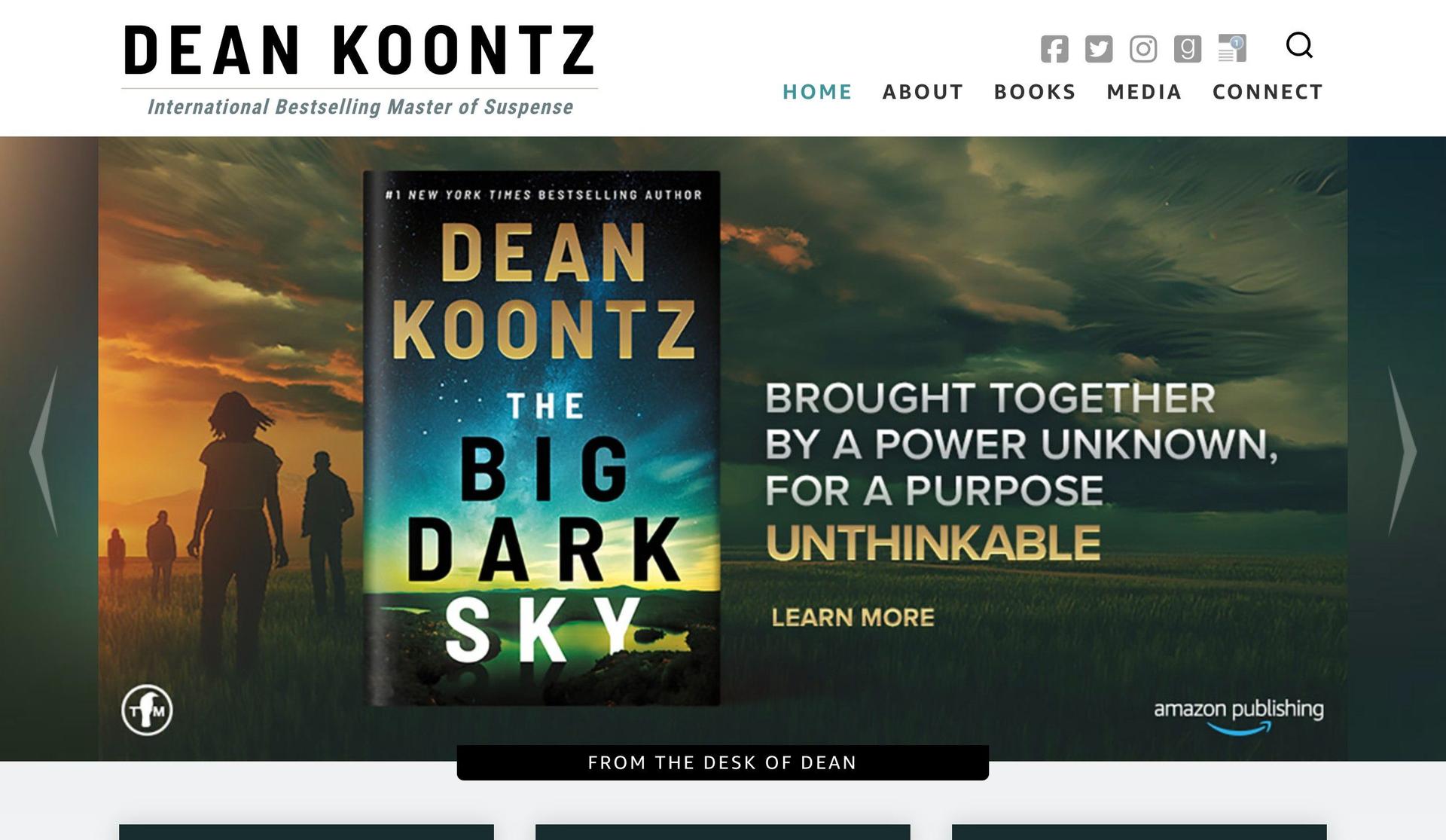 Dean Koontz-author websites