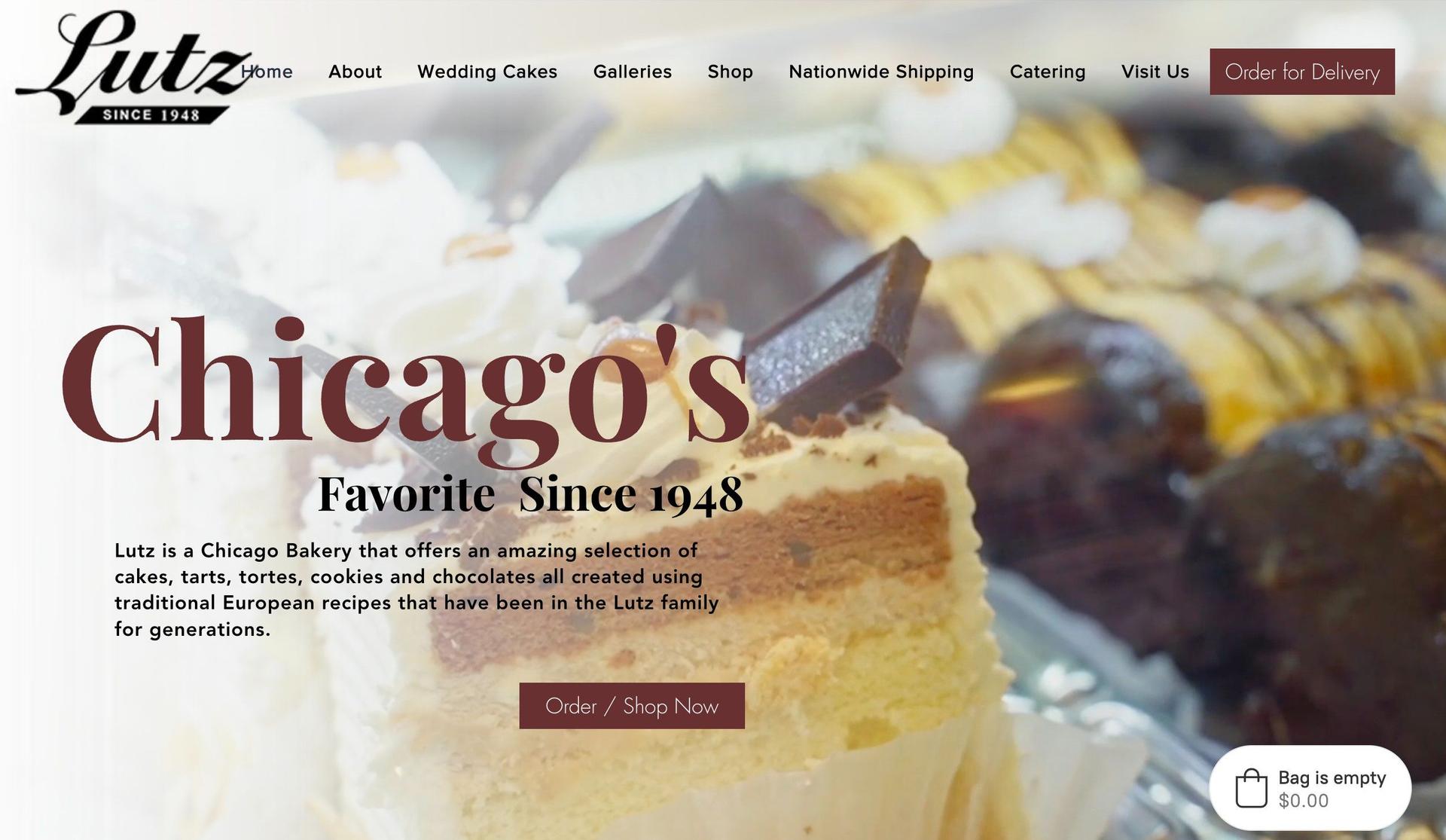 Chicago Bakery-bakery websites