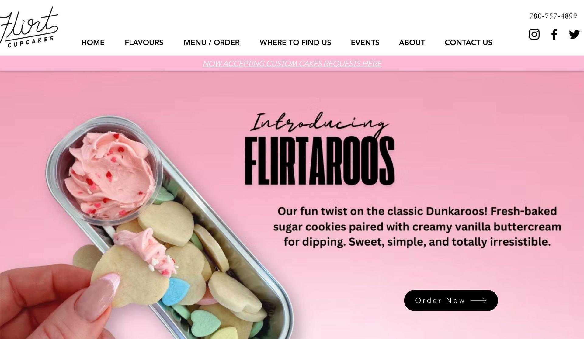 Flirt Cupcakes-pink websites