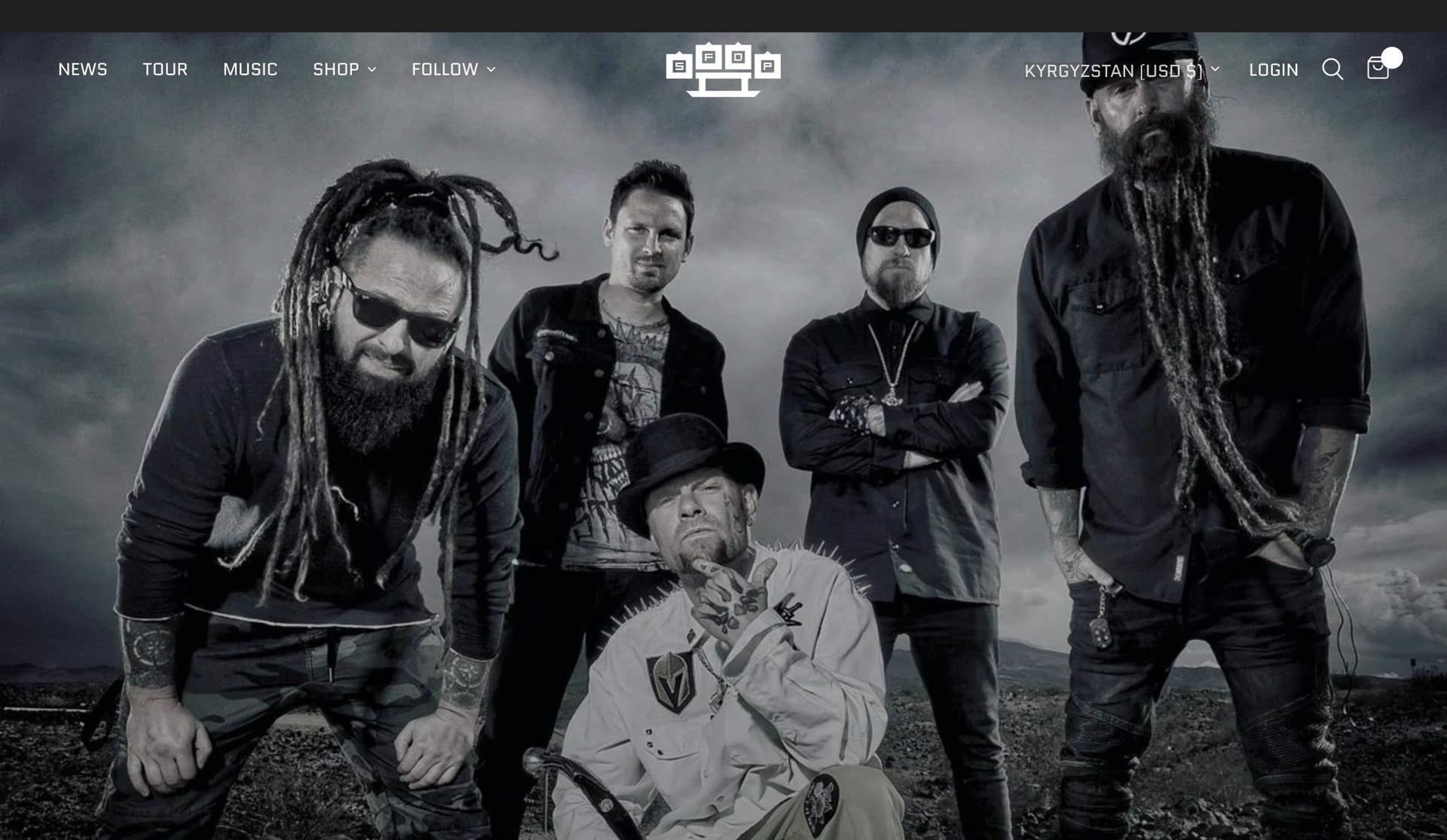 Five Finger Death Punch-musician websites