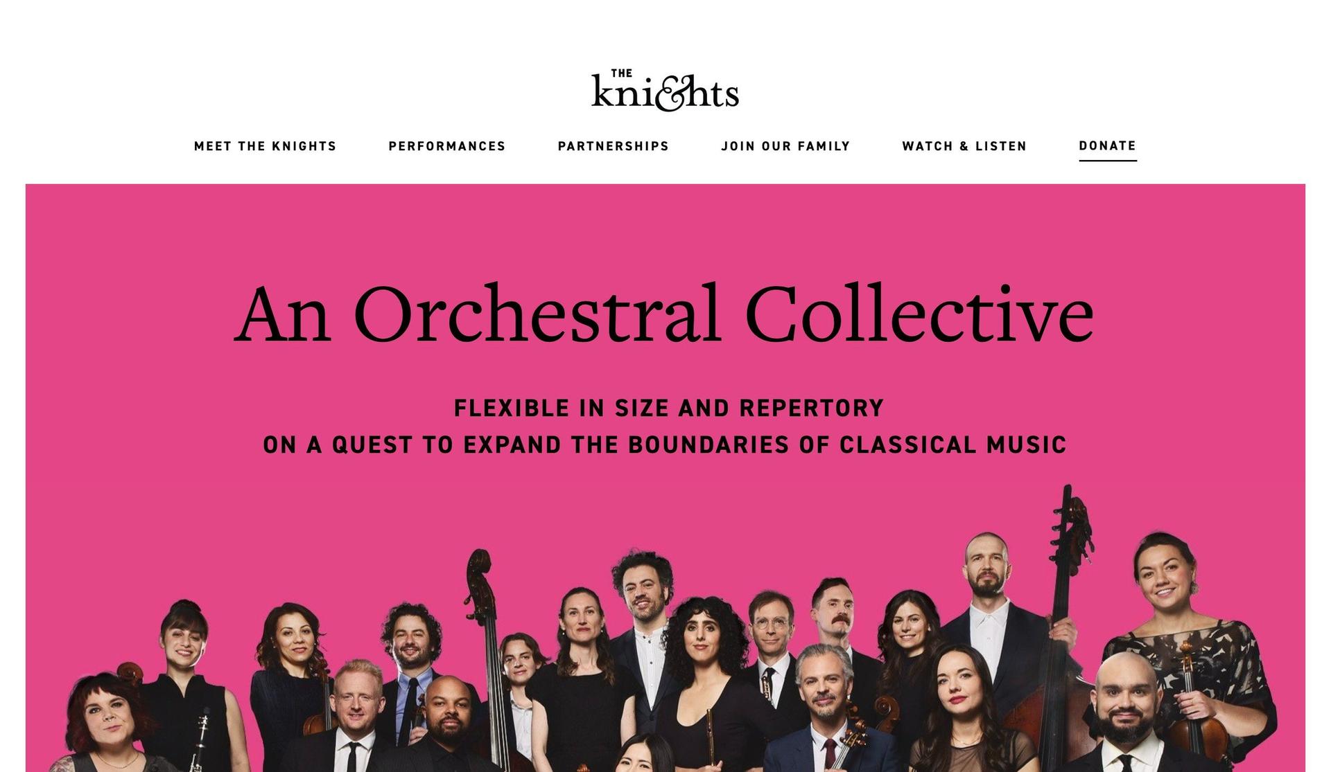 The Knights NYC-pink websites