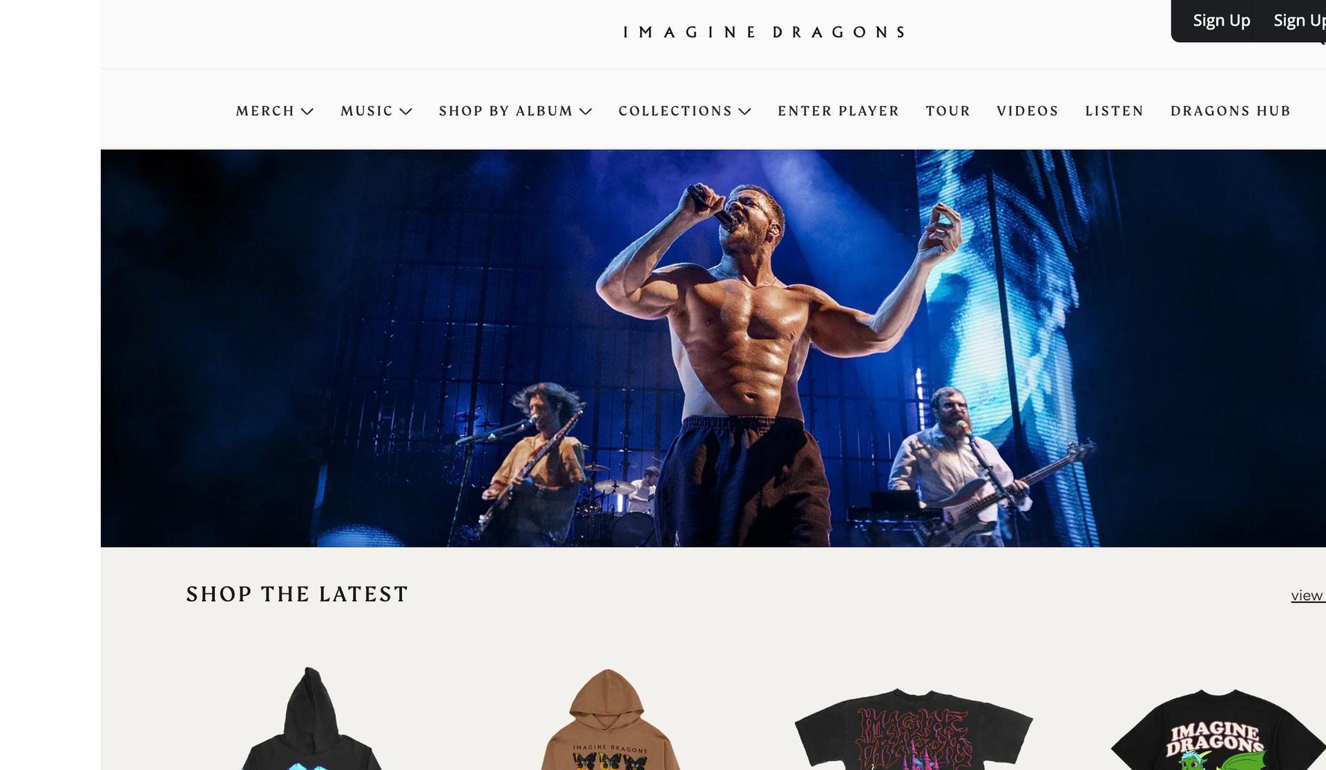 Imagine Dragons-musician websites