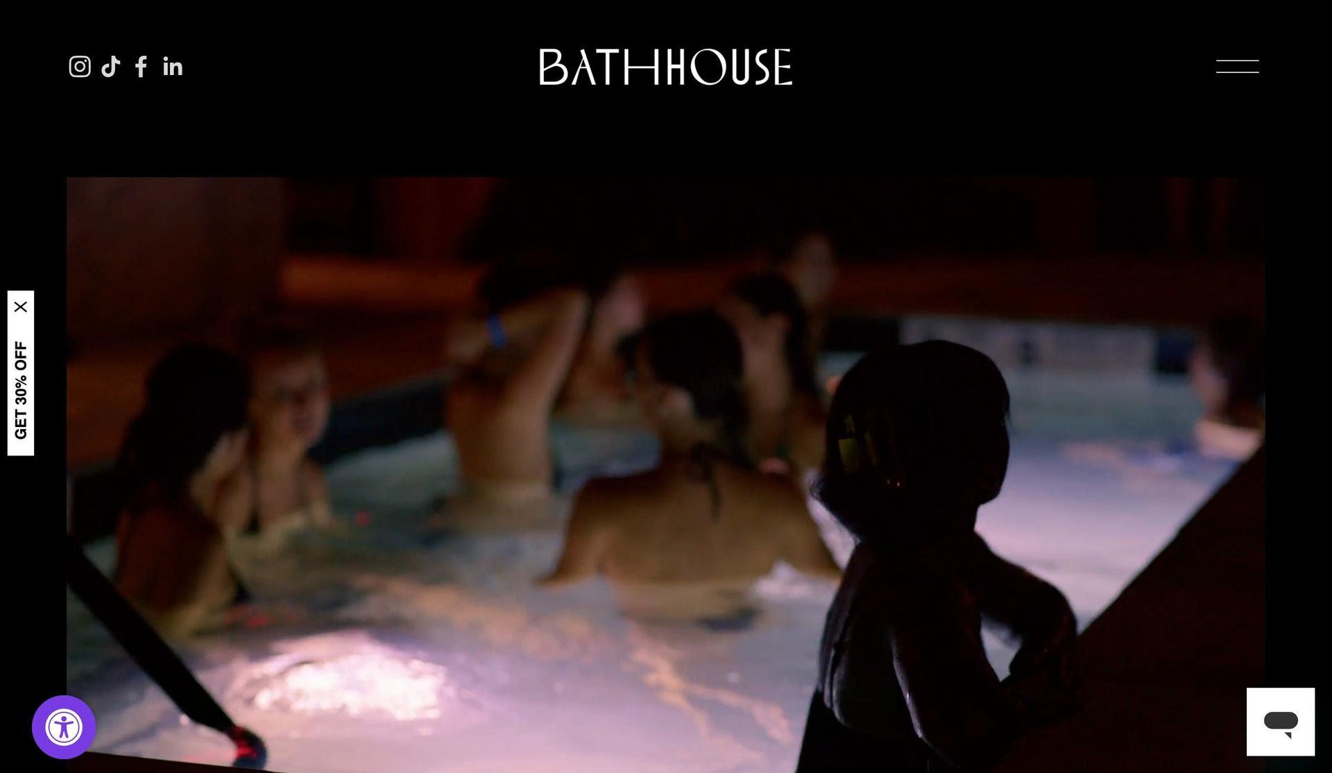 A Bath House-beauty salon websites