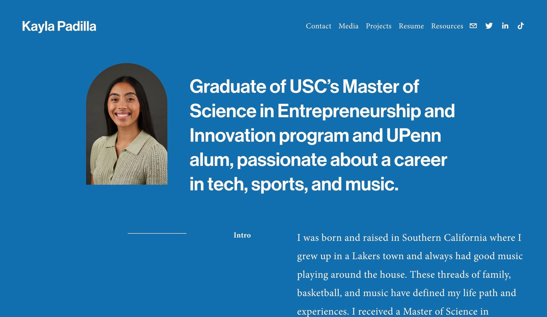 Kayla Padilla-student portfolio examples