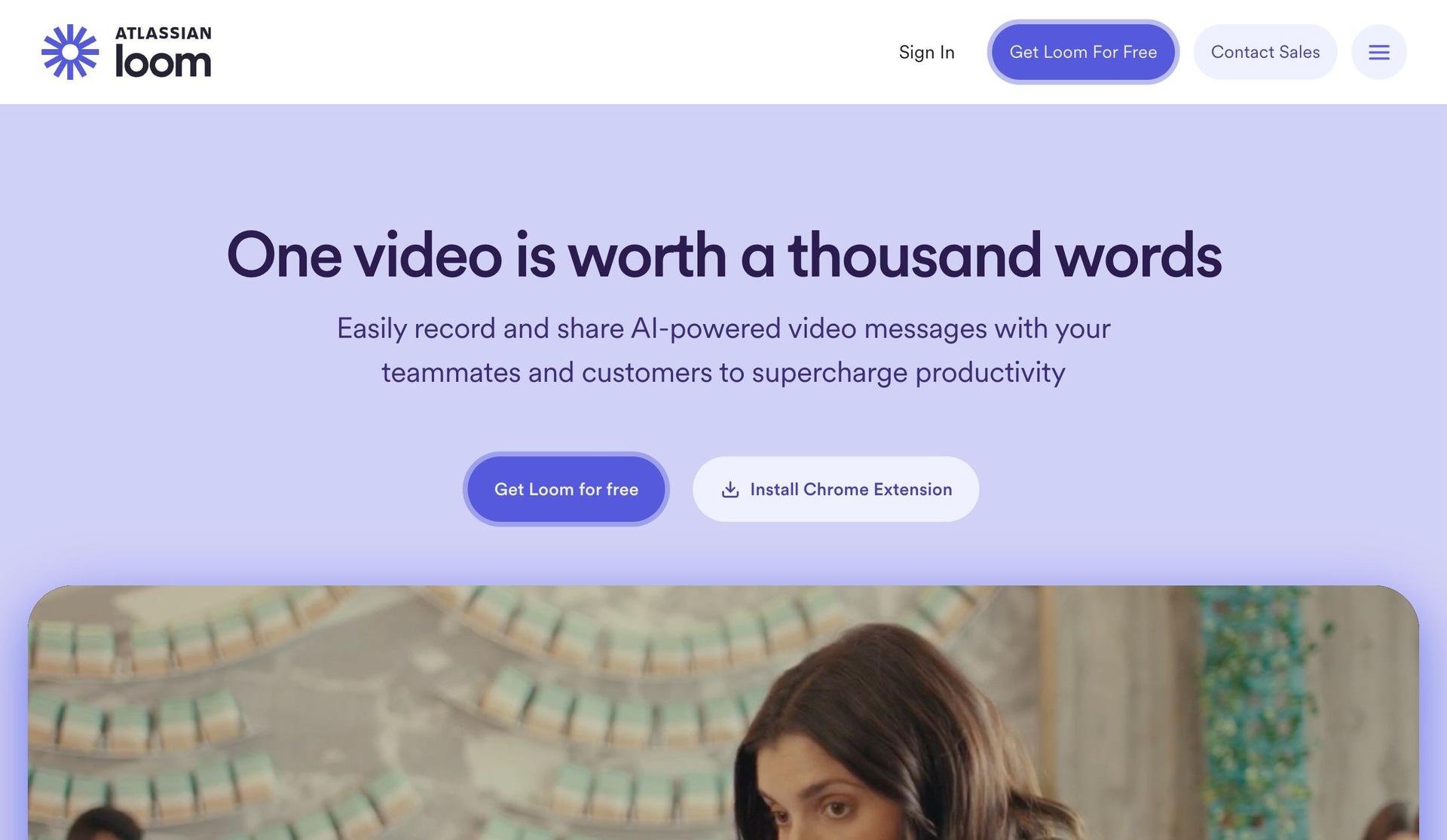 Loom-technology website examples