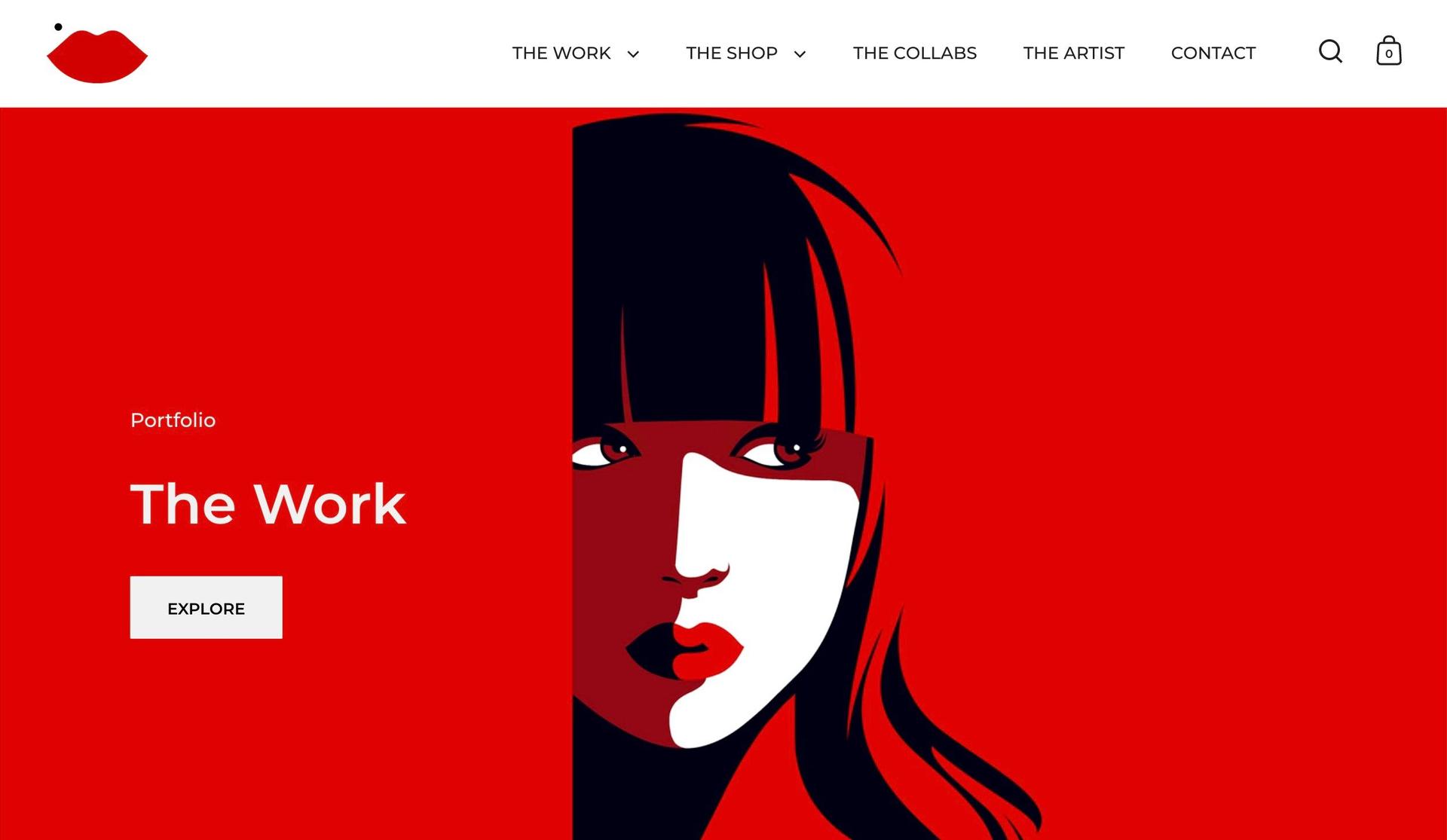Malika Favre-cartoonist website portfolios
