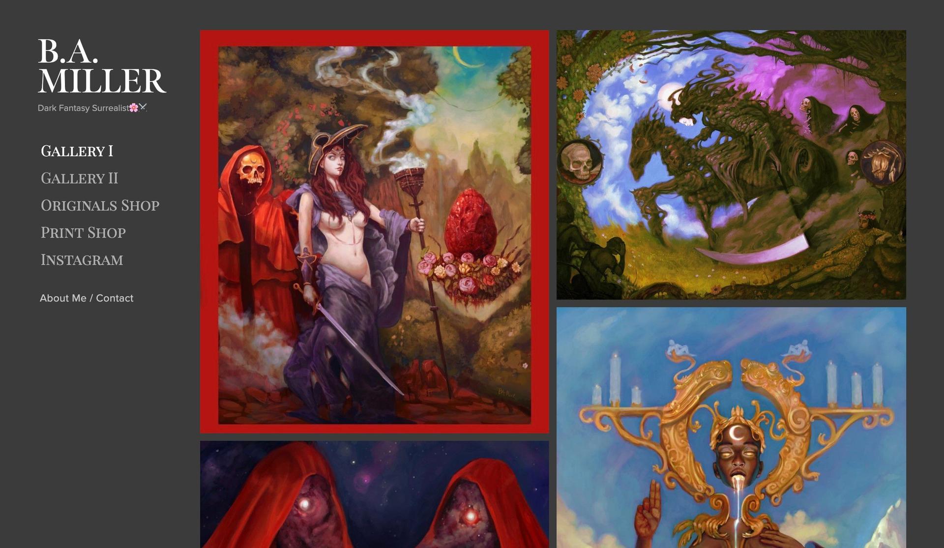B.A. Miller-cartoonist website portfolios