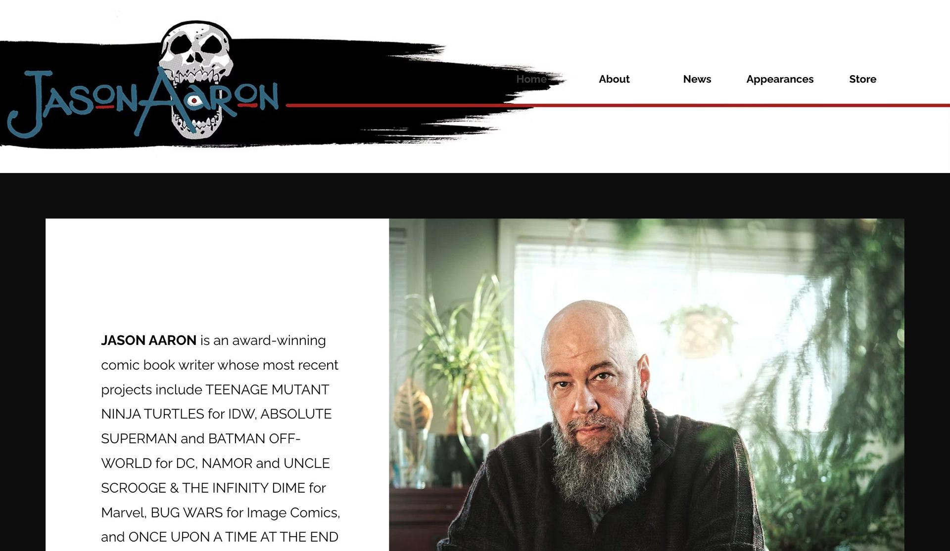 Jason Aaron-cartoonist website portfolios