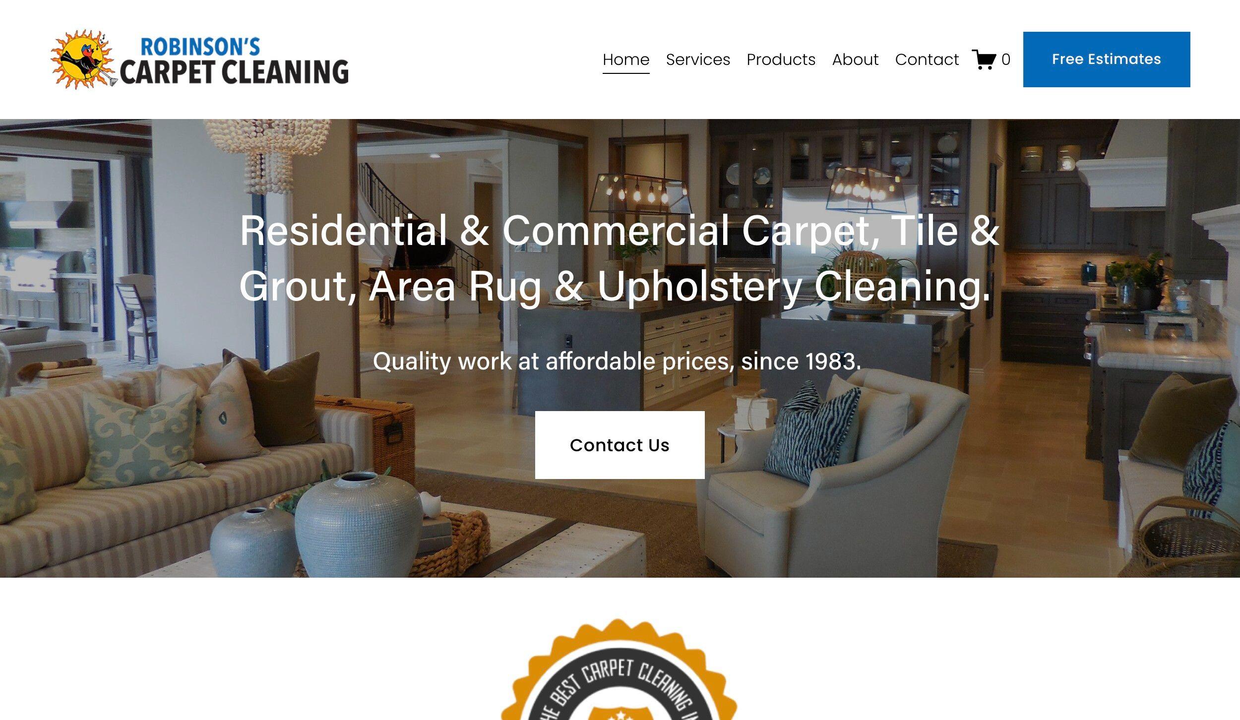carpet cleaning websites