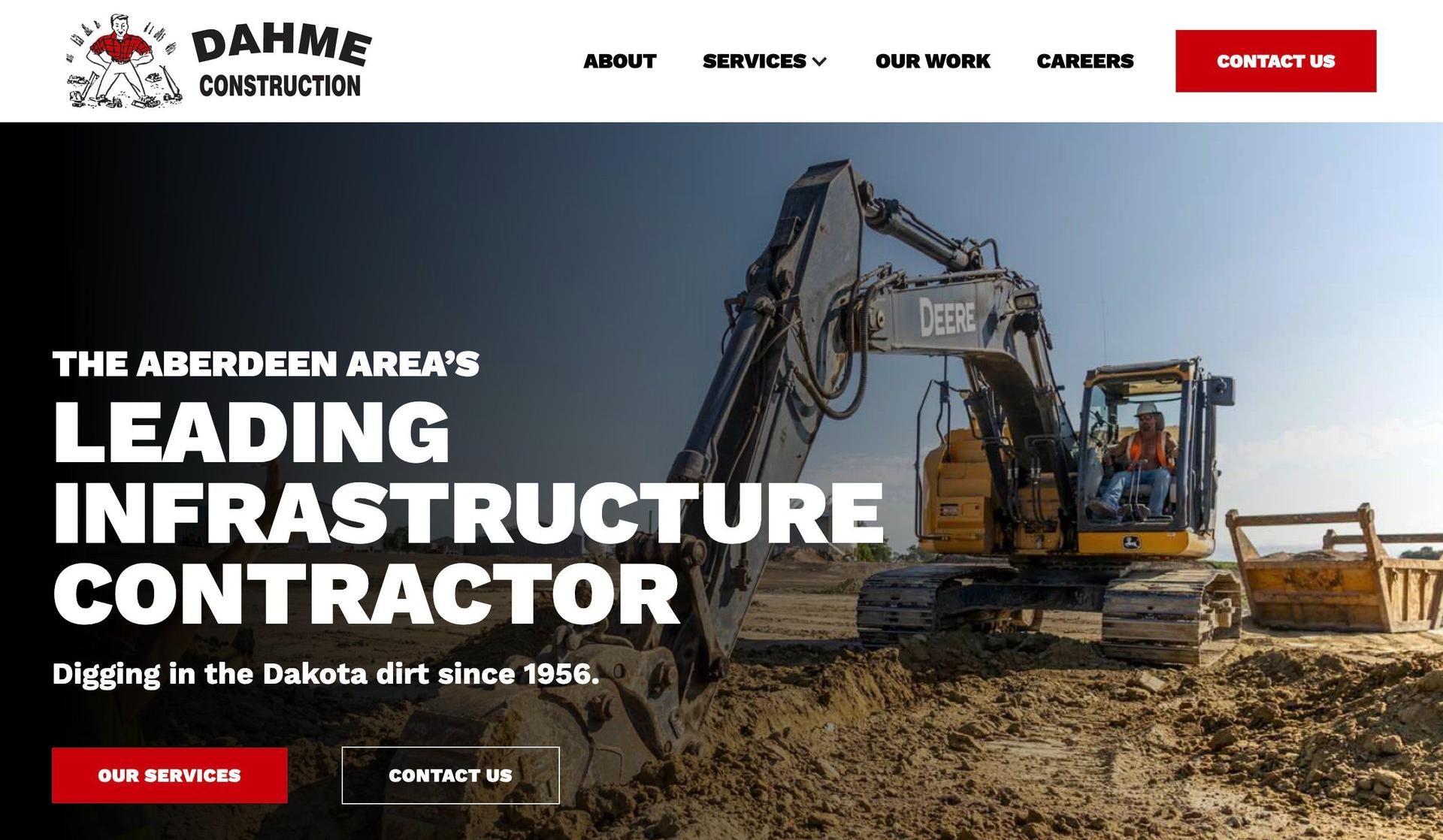 Dahme Construction-contractor websites