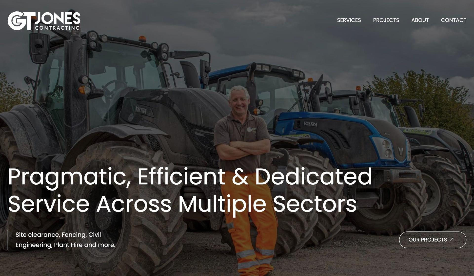GT Jones Contracting-contractor websites