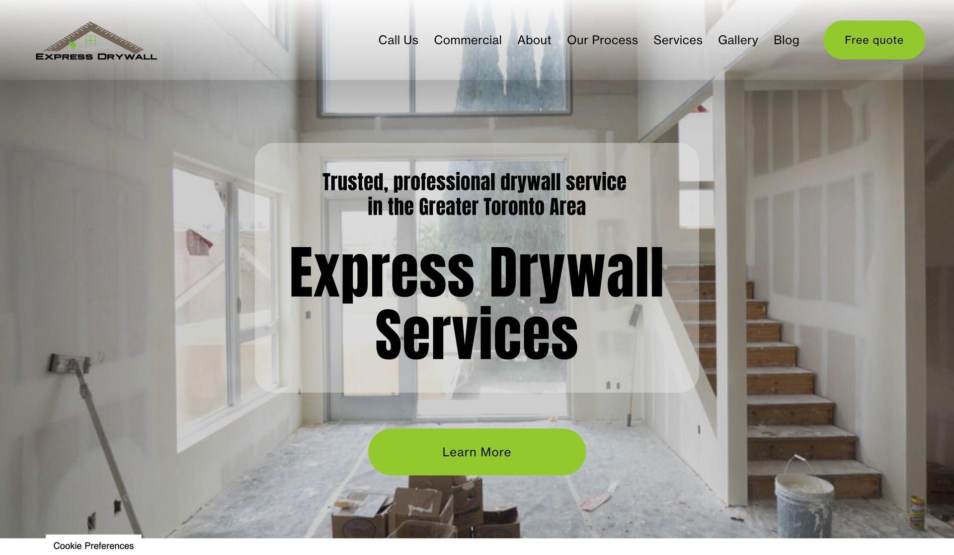 Drywall Toronto-contractor websites